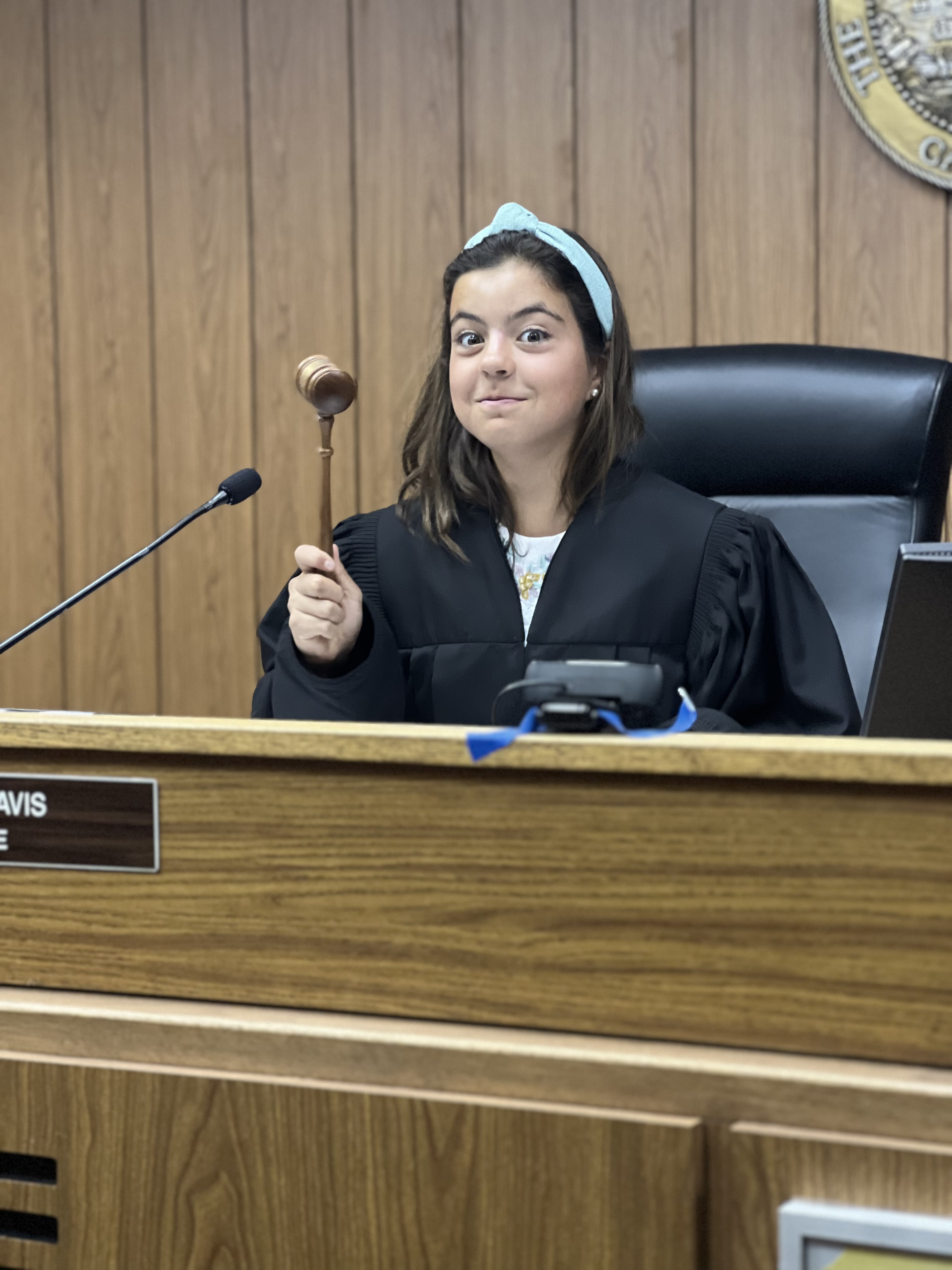 Img: adult, female, person, woman, electrical device, microphone, judge, electronics, laptop, pc