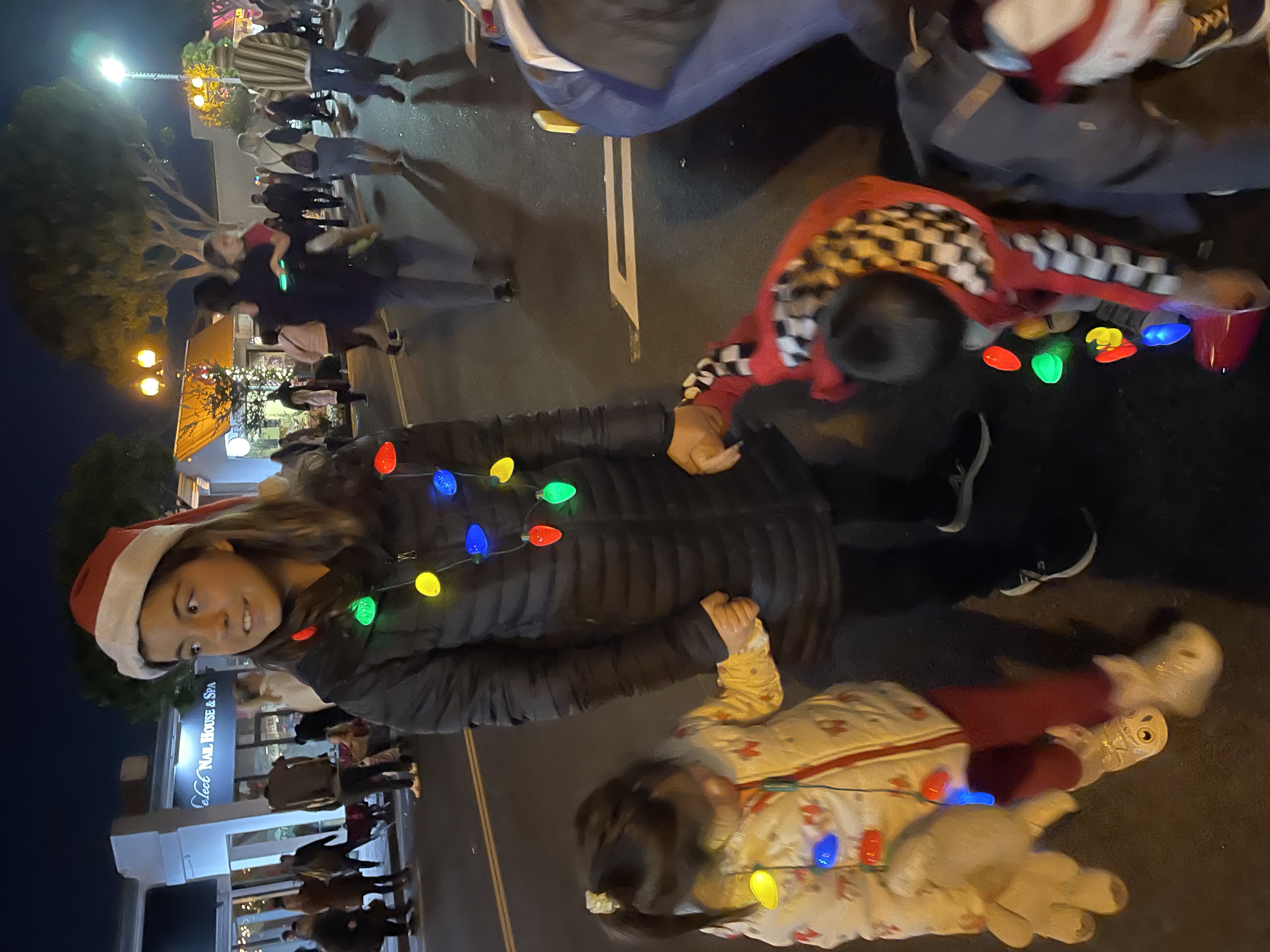 Img: person, adult, female, woman, coat, shoe, glove, handbag, face, head