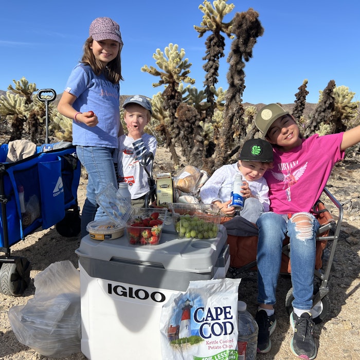 Img: soil, shoe, hat, pants, female, girl, person, teen, child, cap