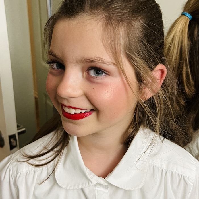 Img: face, happy, head, person, smile, photography, portrait, neck, shirt, lipstick