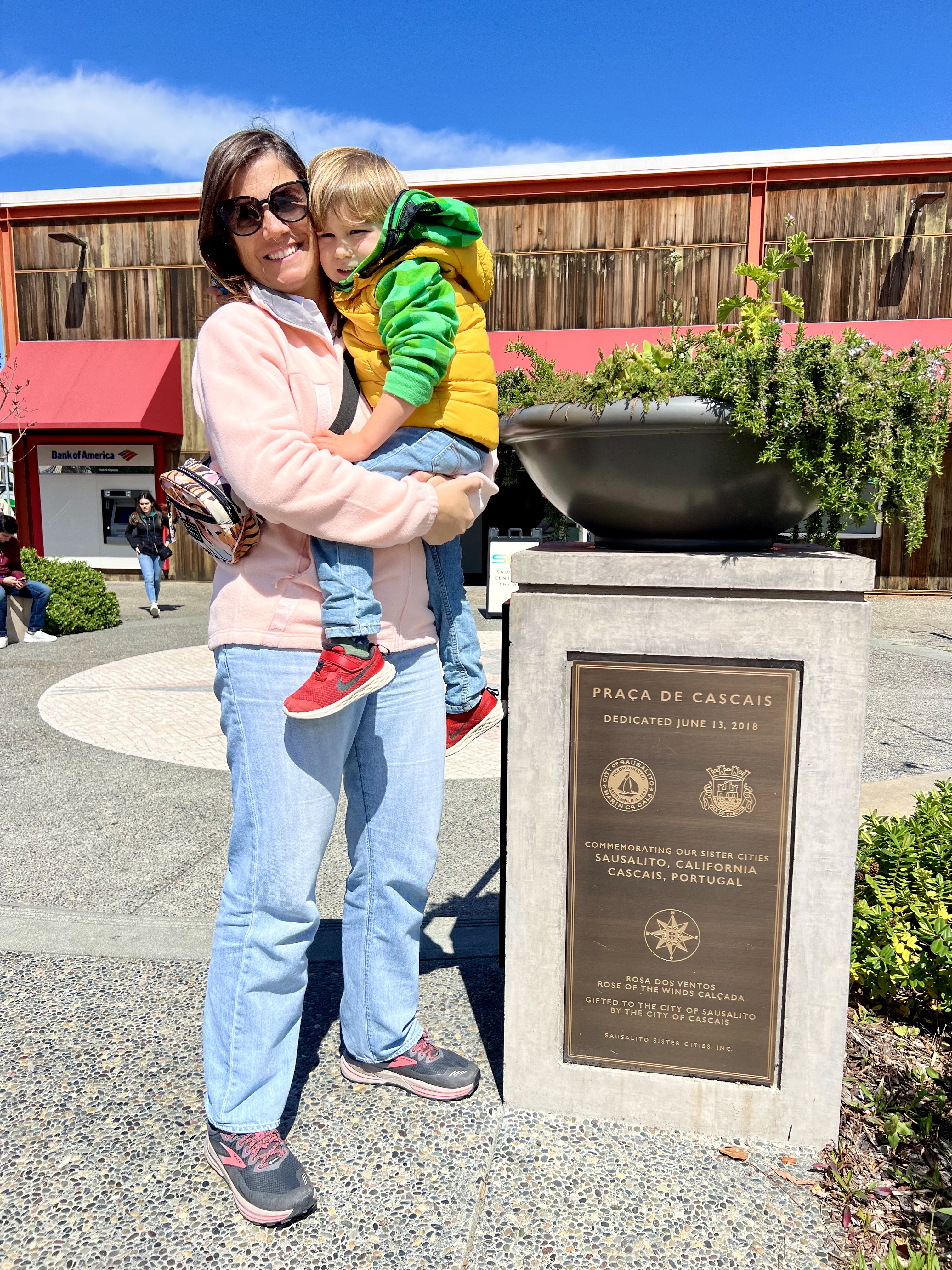Img: pants, potted plant, person, photography, portrait, planter, jeans, herbal, fountain, shoe