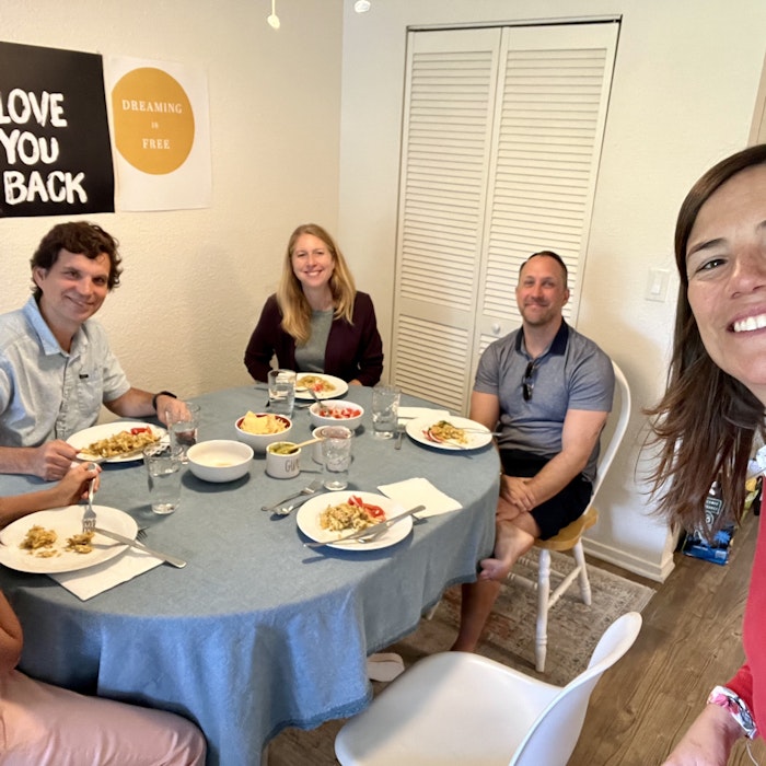 Img: dining room, dining table, table, lunch, meal, restaurant, adult, female, person, woman