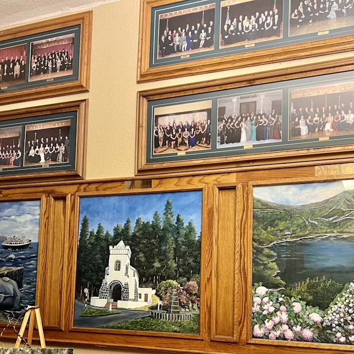 Img: art, painting, bag, handbag, boat, vehicle, animal, bird, person, art gallery