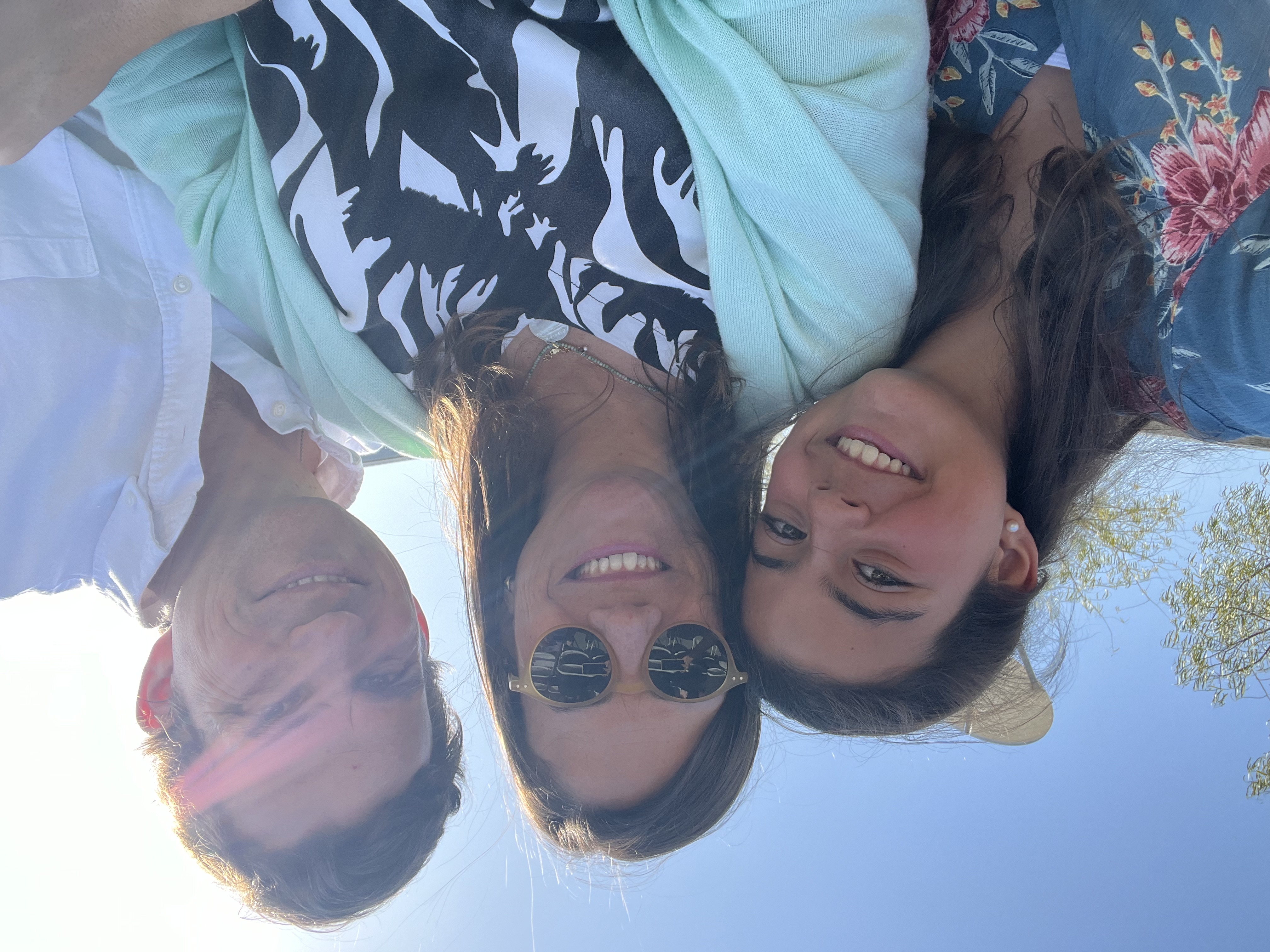 Img: face, head, person, smile, sunglasses, hat, adult, female, woman, portrait