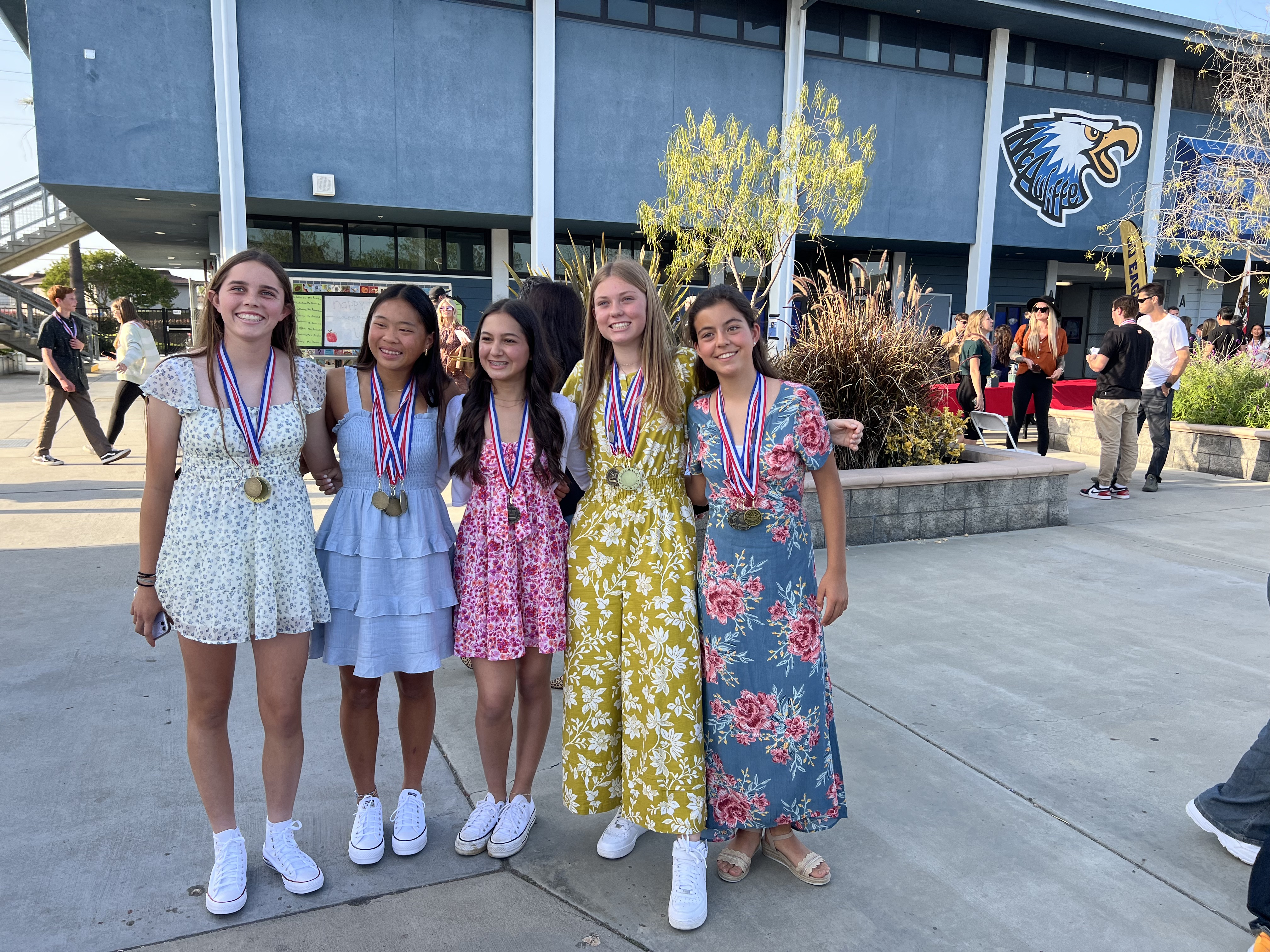 Img: dress, people, person, female, girl, teen, skirt, formal wear, portrait, shoe