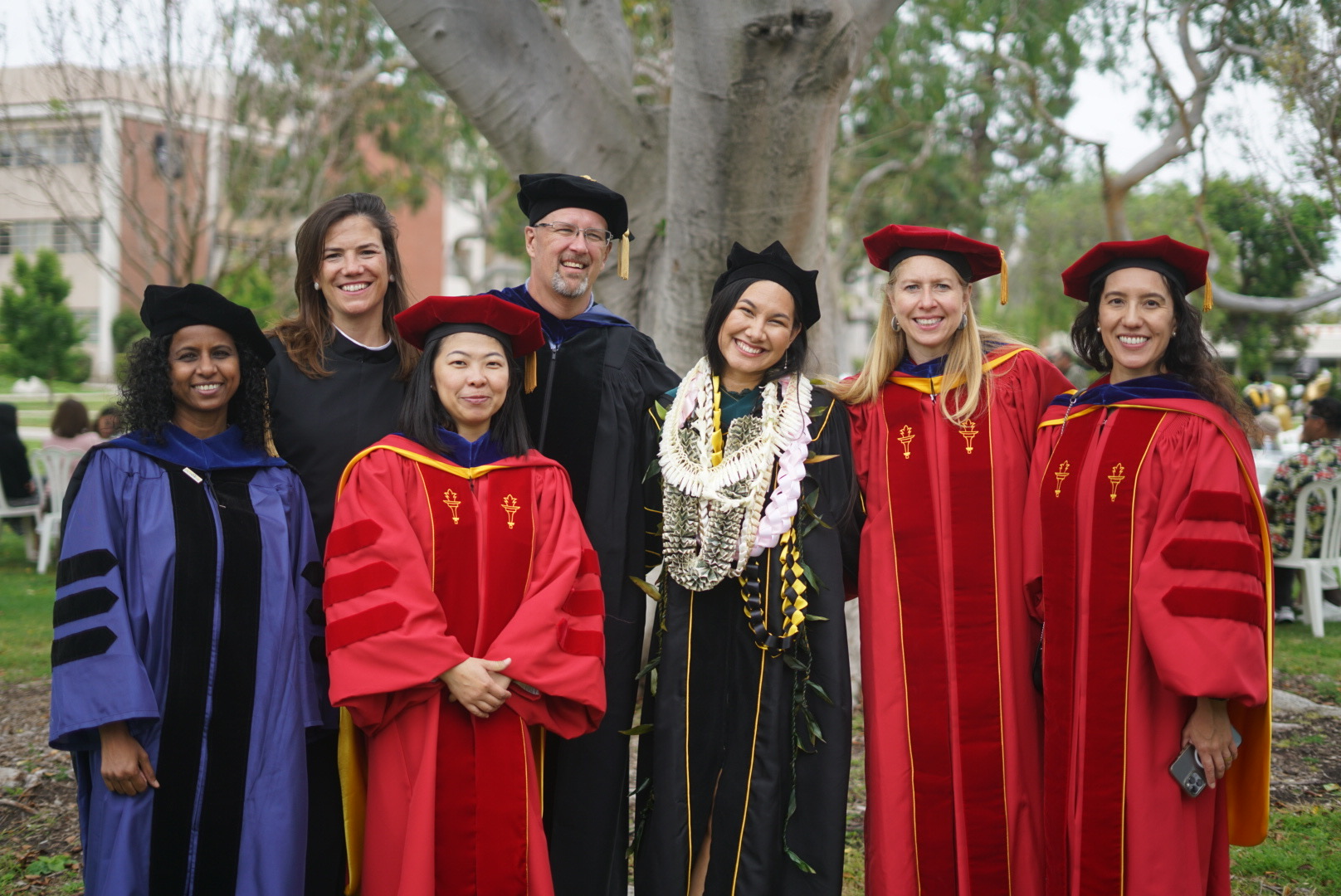 Img: people, person, adult, female, woman, graduation, groupshot, face, head