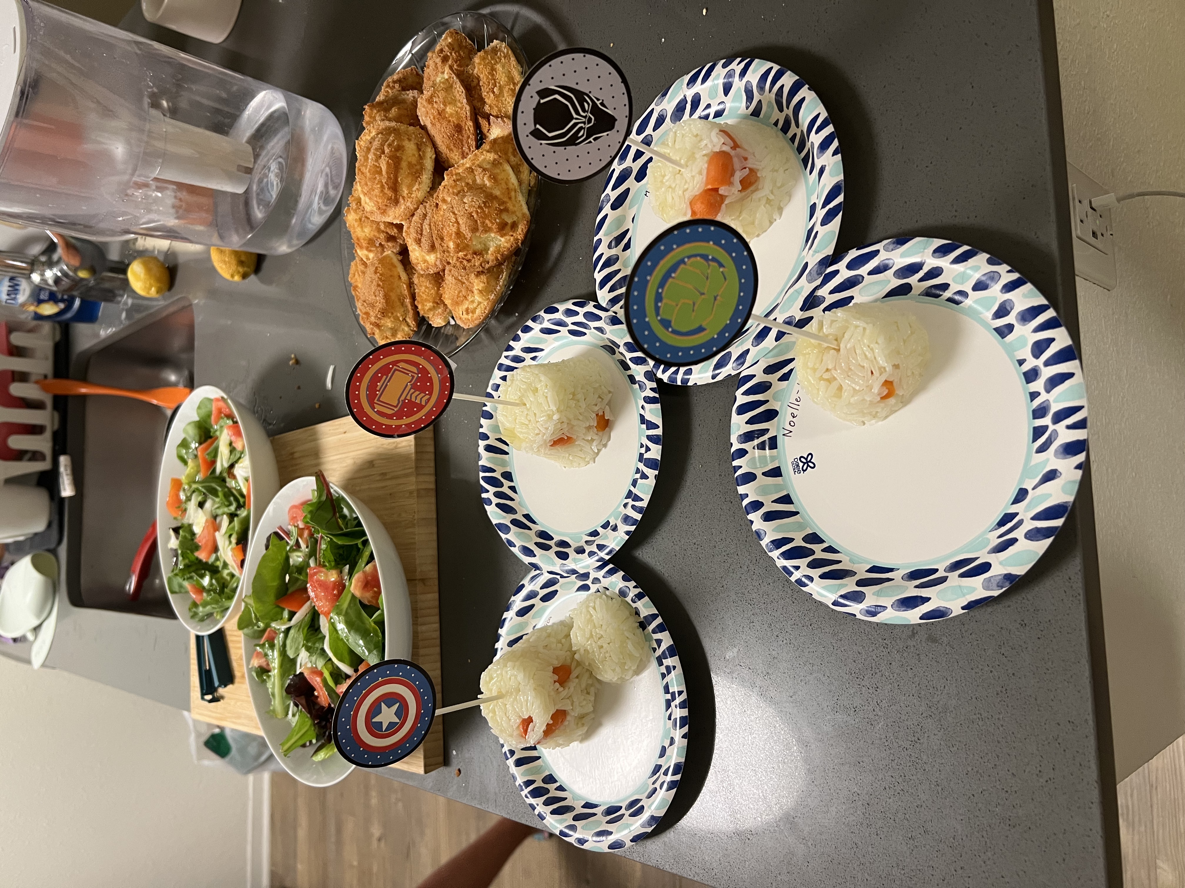 Img: brunch, food, food presentation, plate, sink, person, bread, cup, meal