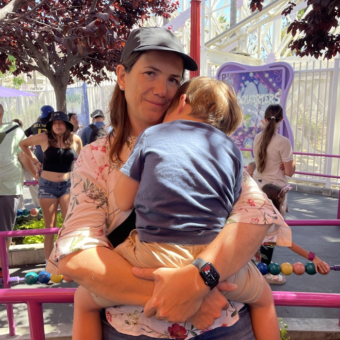 Img: park, person, portrait, baseball cap, hat, pants, wristwatch, adult, female, woman