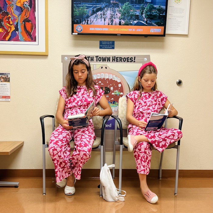 Img: computer hardware, monitor, screen, tv, person, student, painting, adult, female, woman