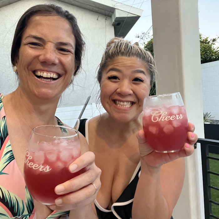 Img: summer, beverage, soda, cocktail, face, head, person, portrait, glass, smile