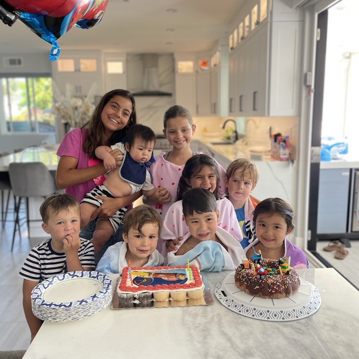 Img: people, person, birthday cake, adult, female, woman, fun, party, boy, child