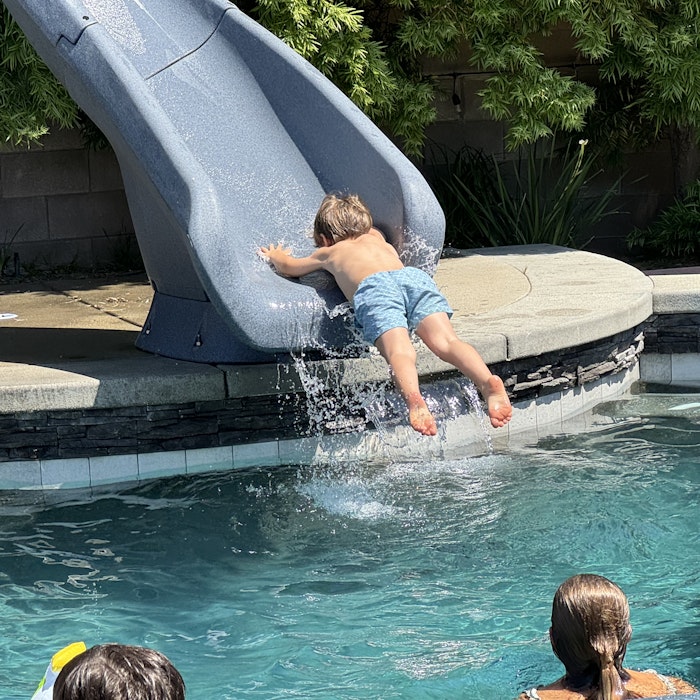 Img: summer, pool, water, swimming pool, boy, child, male, person, shorts, swimming