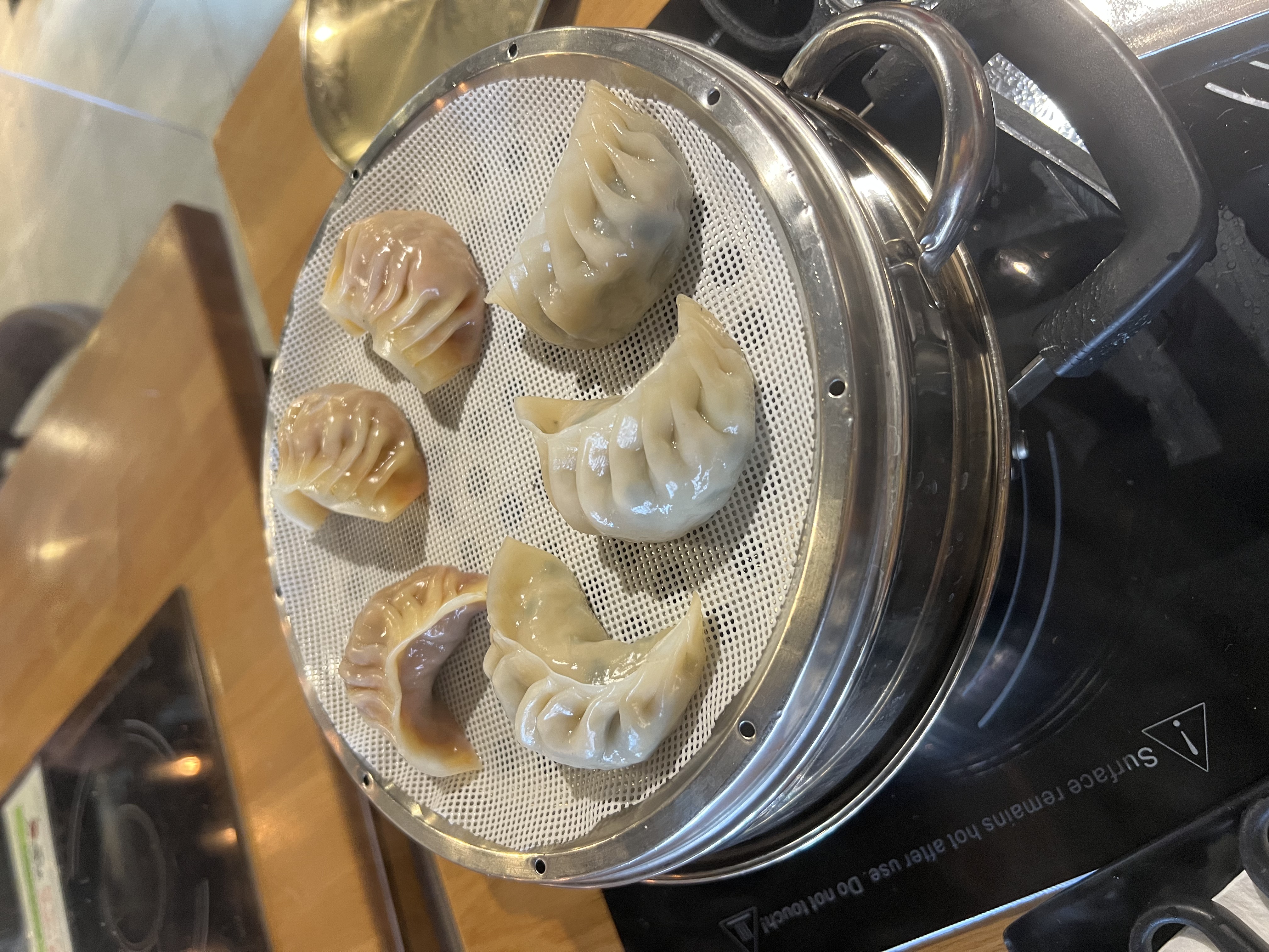 Img: food, food presentation, dumpling, cooktop, indoors, kitchen