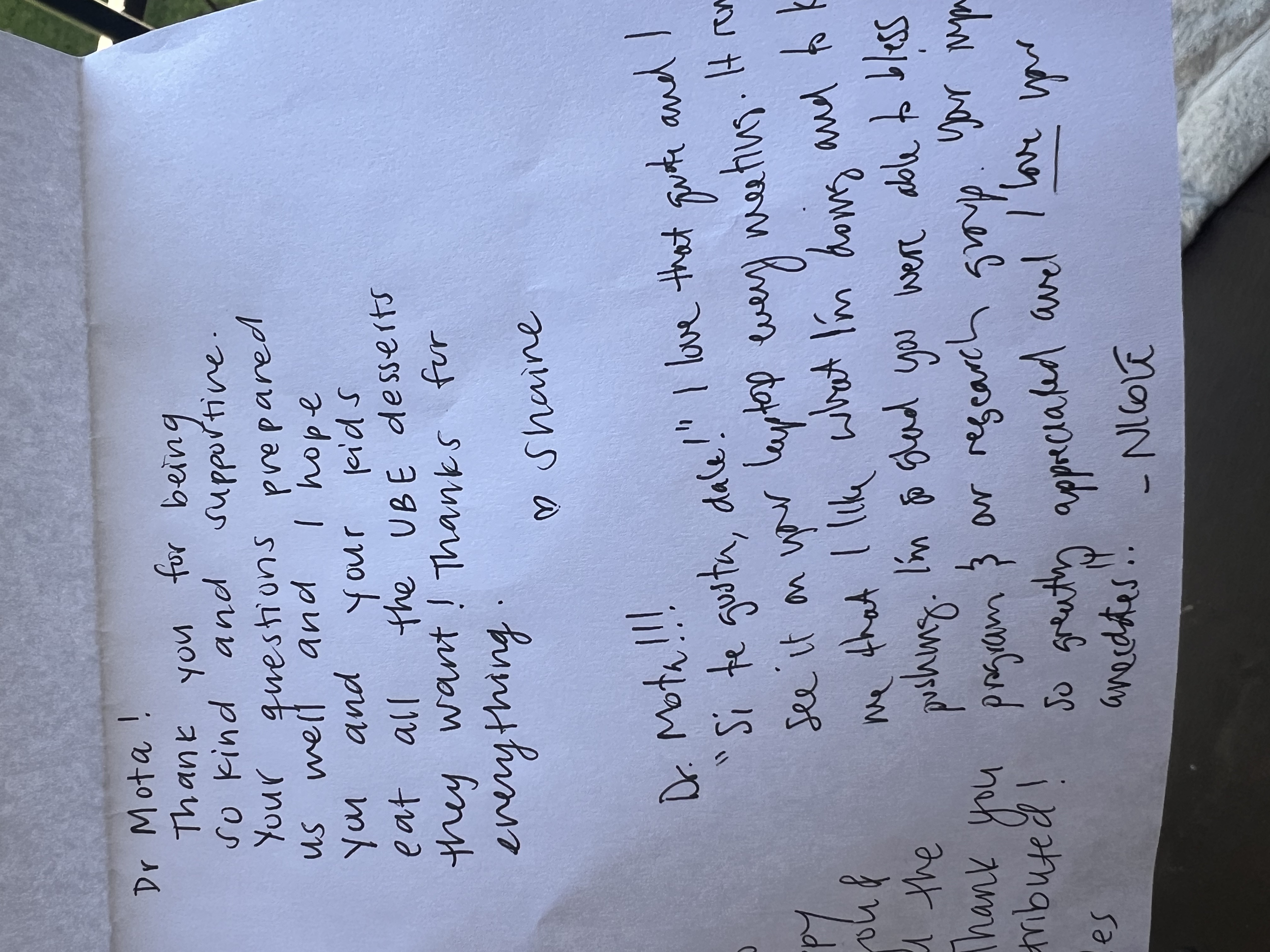 Img: text, white board