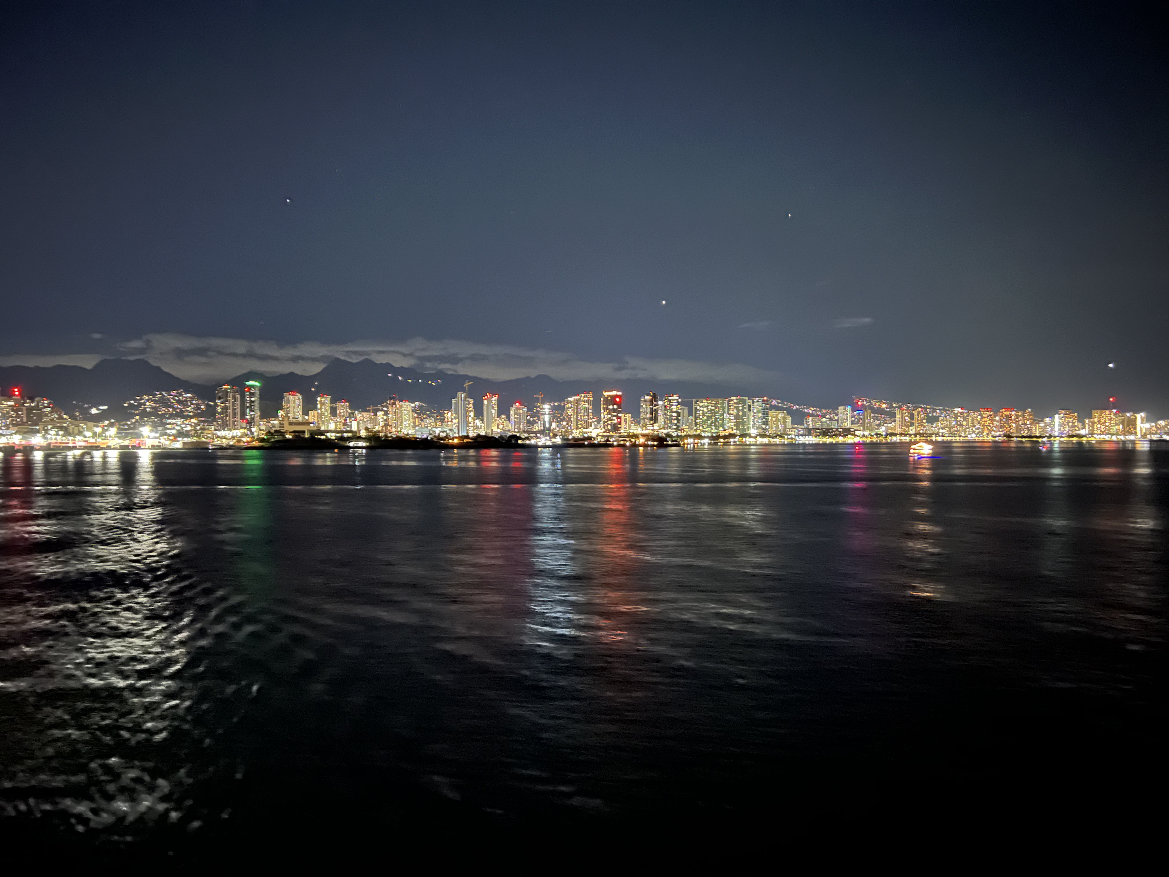 Img: water, waterfront, city, metropolis, urban, cityscape, nature, night, outdoors, scenery
