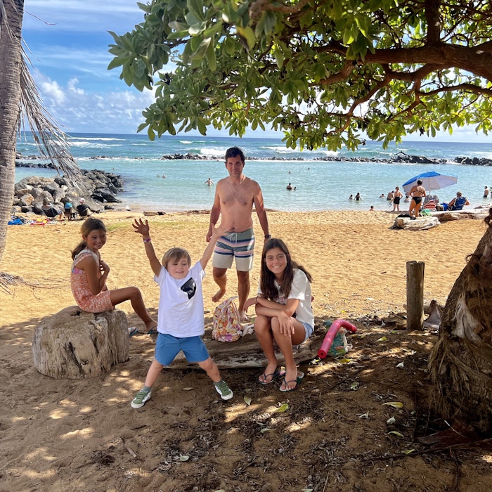 Img: summer, shorts, beach, sea, tree, shoe, boy, child, male, person