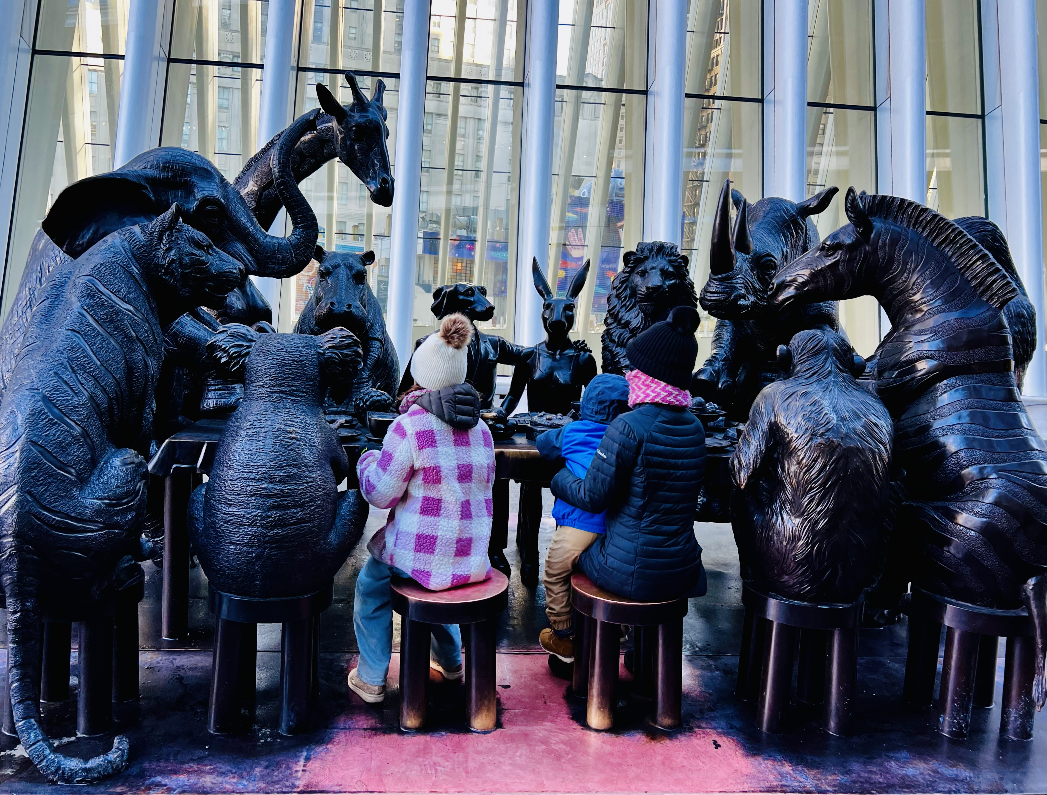 Img: glove, person, shoe, adult, female, woman, hat, male, man, indoors