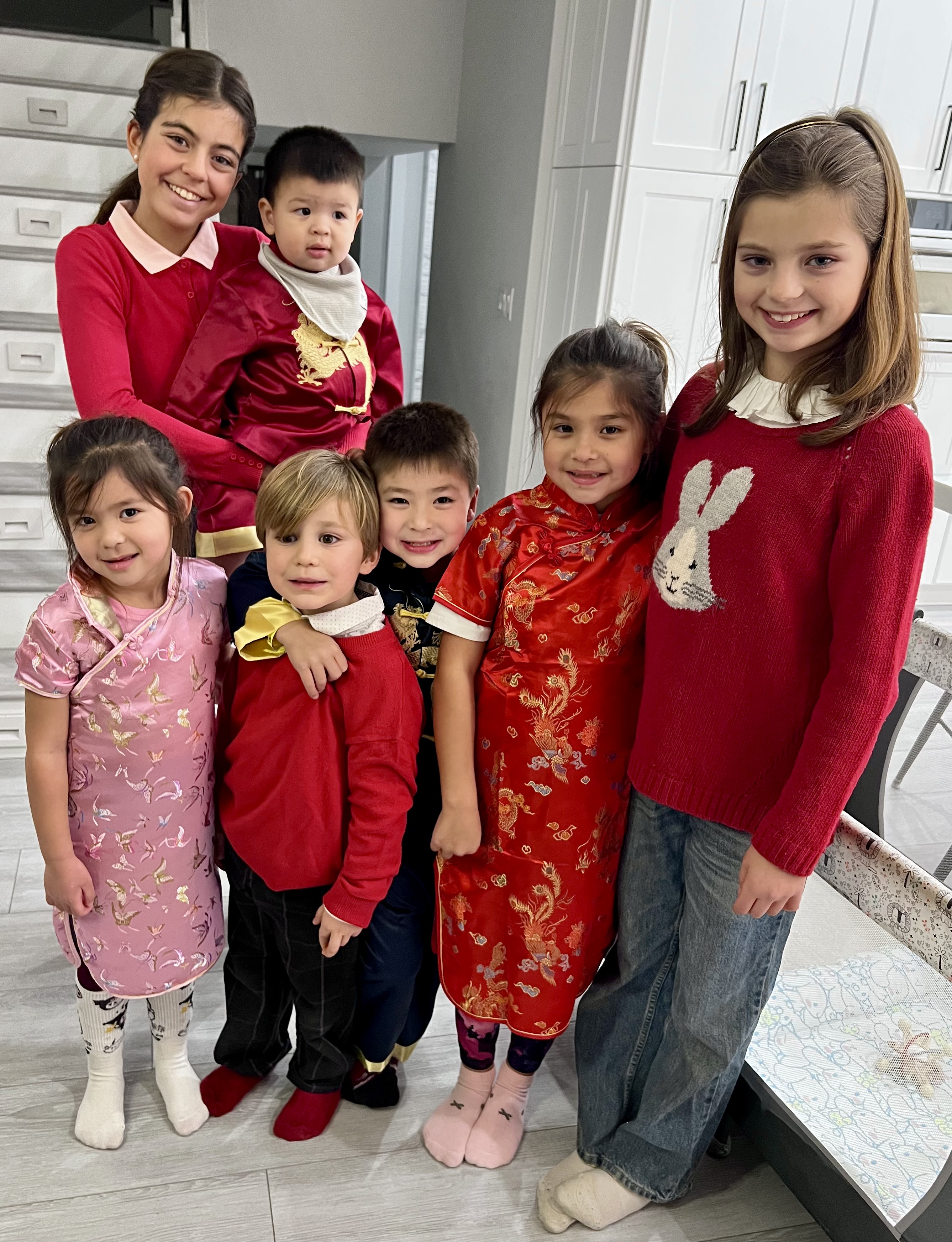 Img: people, person, adult, female, woman, pants, child, girl, family, dress