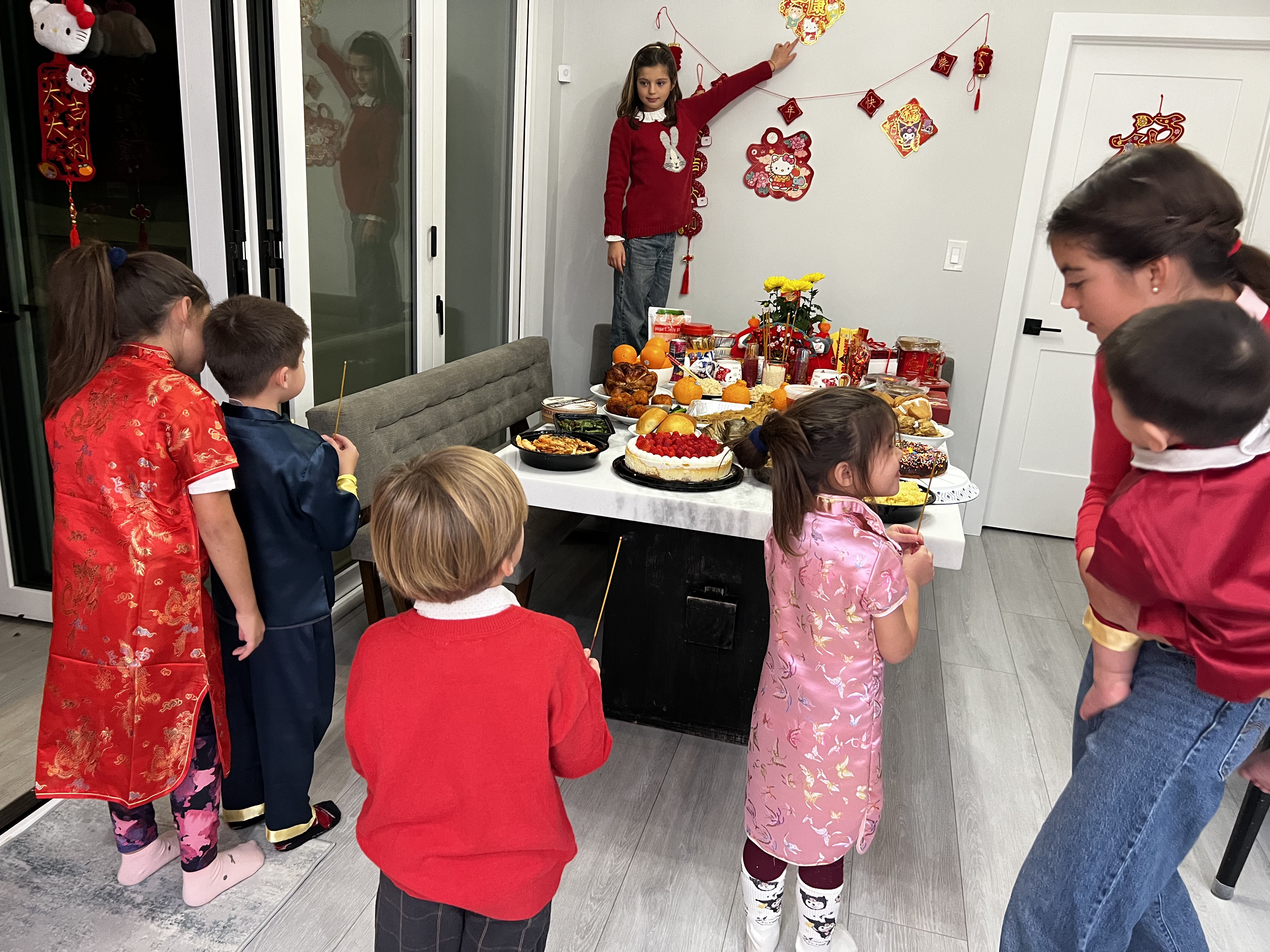 Img: people, person, meal, cafeteria, boy, child, male, adult, female, woman