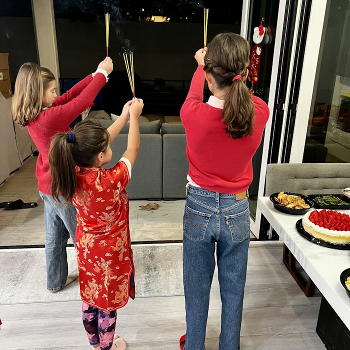 Img: pants, jeans, people, person, meal, child, female, girl, adult, woman