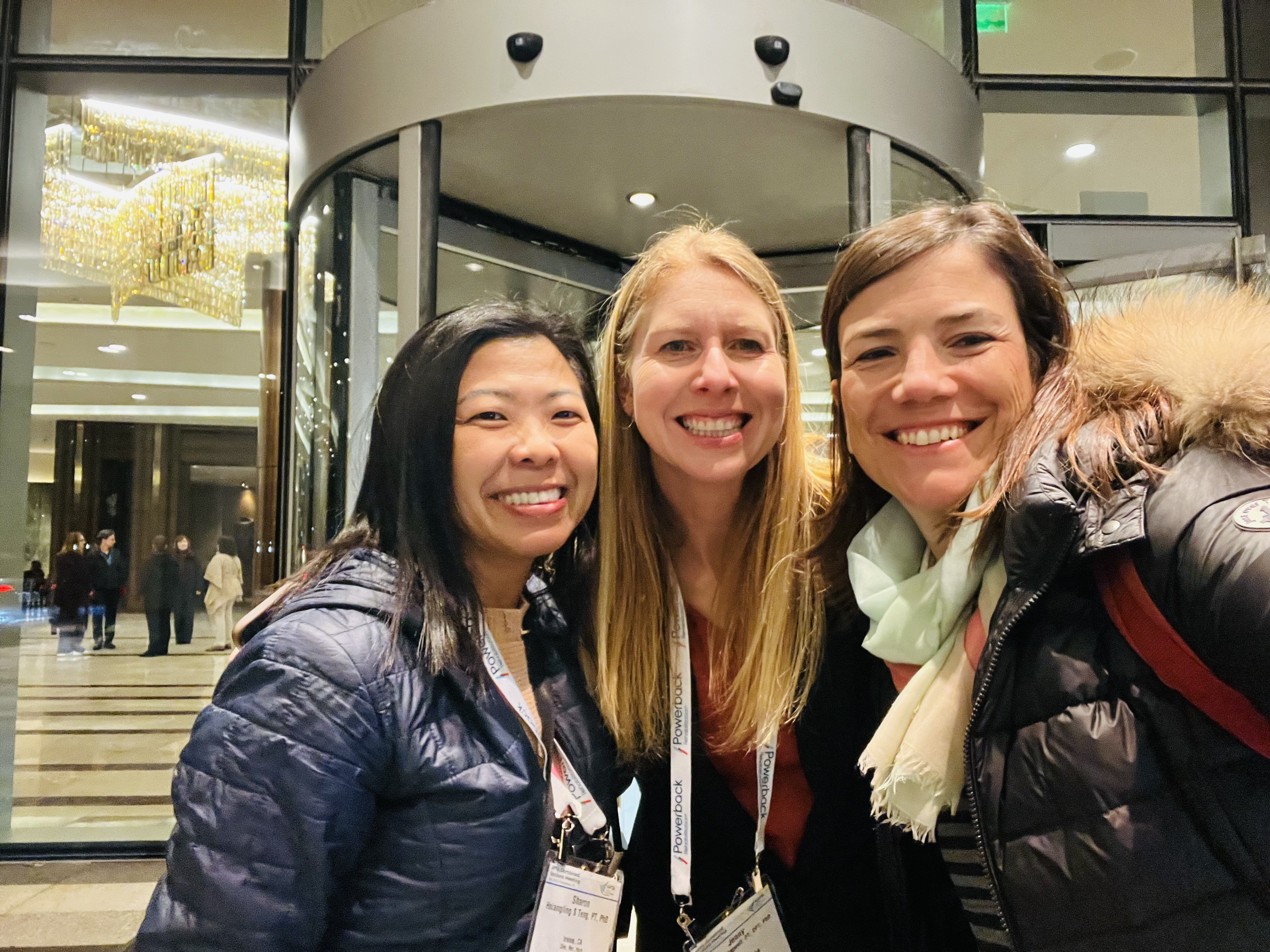 Img: coat, jacket, people, person, adult, female, woman, door, face, head