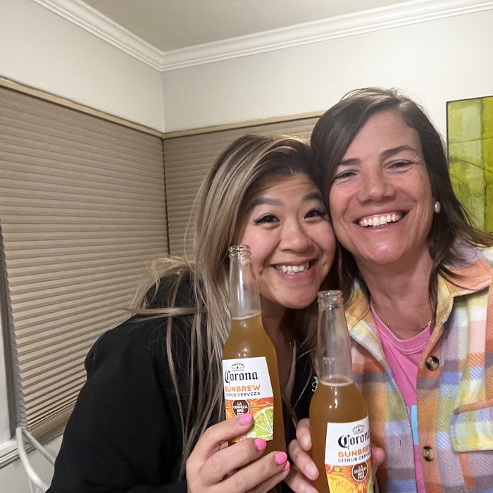 Img: adult, female, person, woman, face, head, photography, portrait, beer, beverage