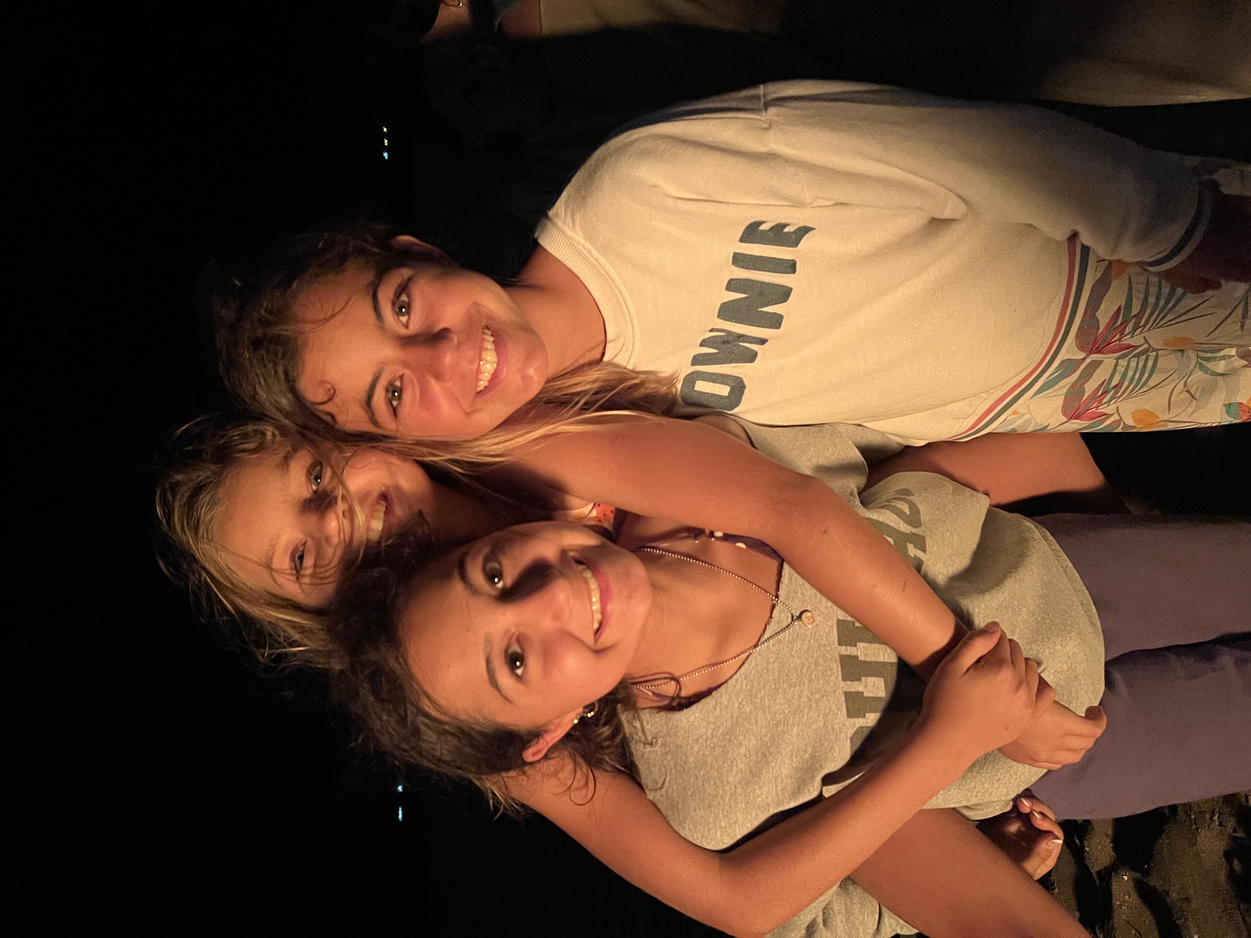 Img: person, photography, portrait, t-shirt, necklace, photobombing, adult, female, woman, people