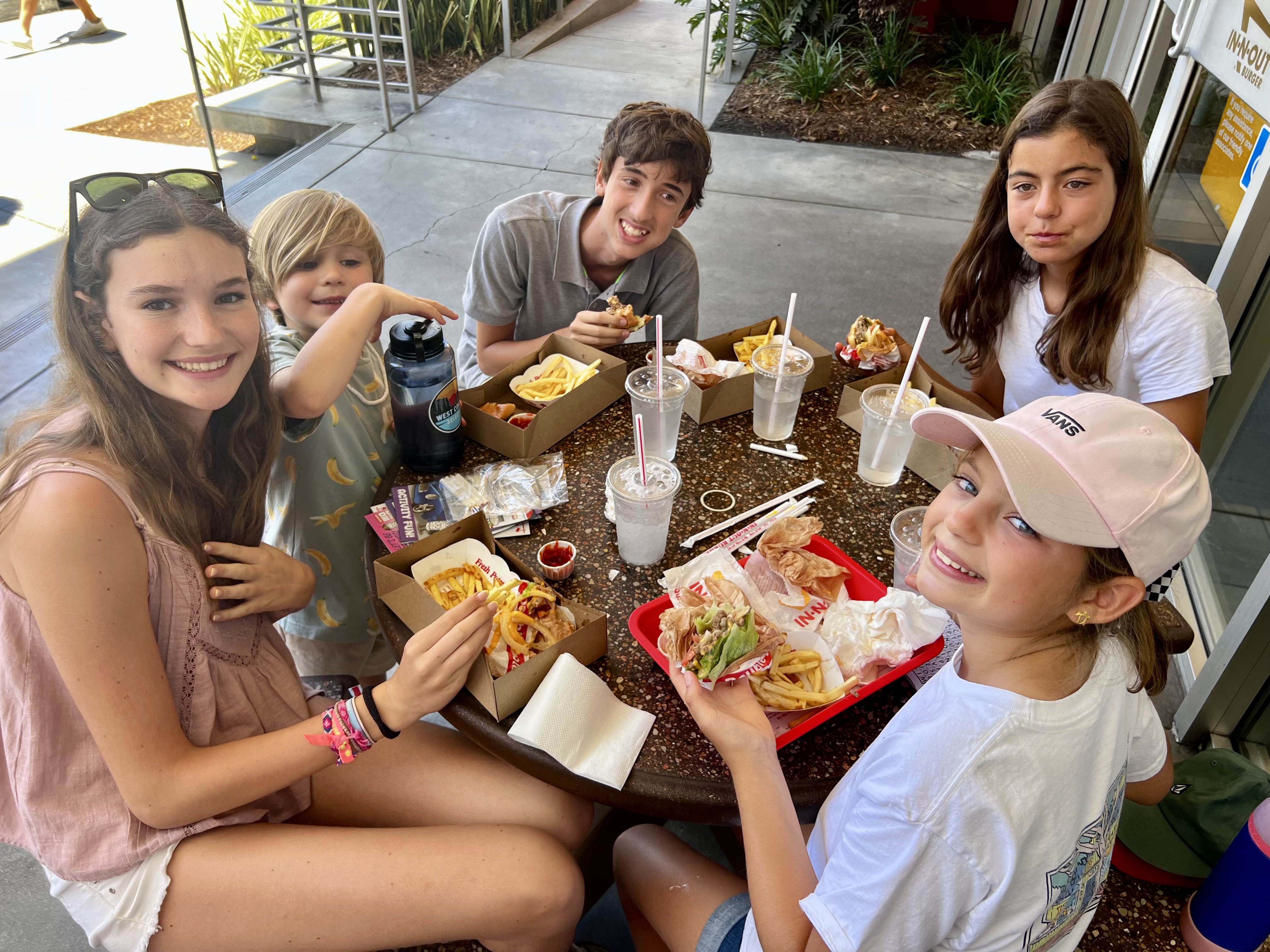 Img: hat, cup, people, person, lunch, boy, child, male, female, girl