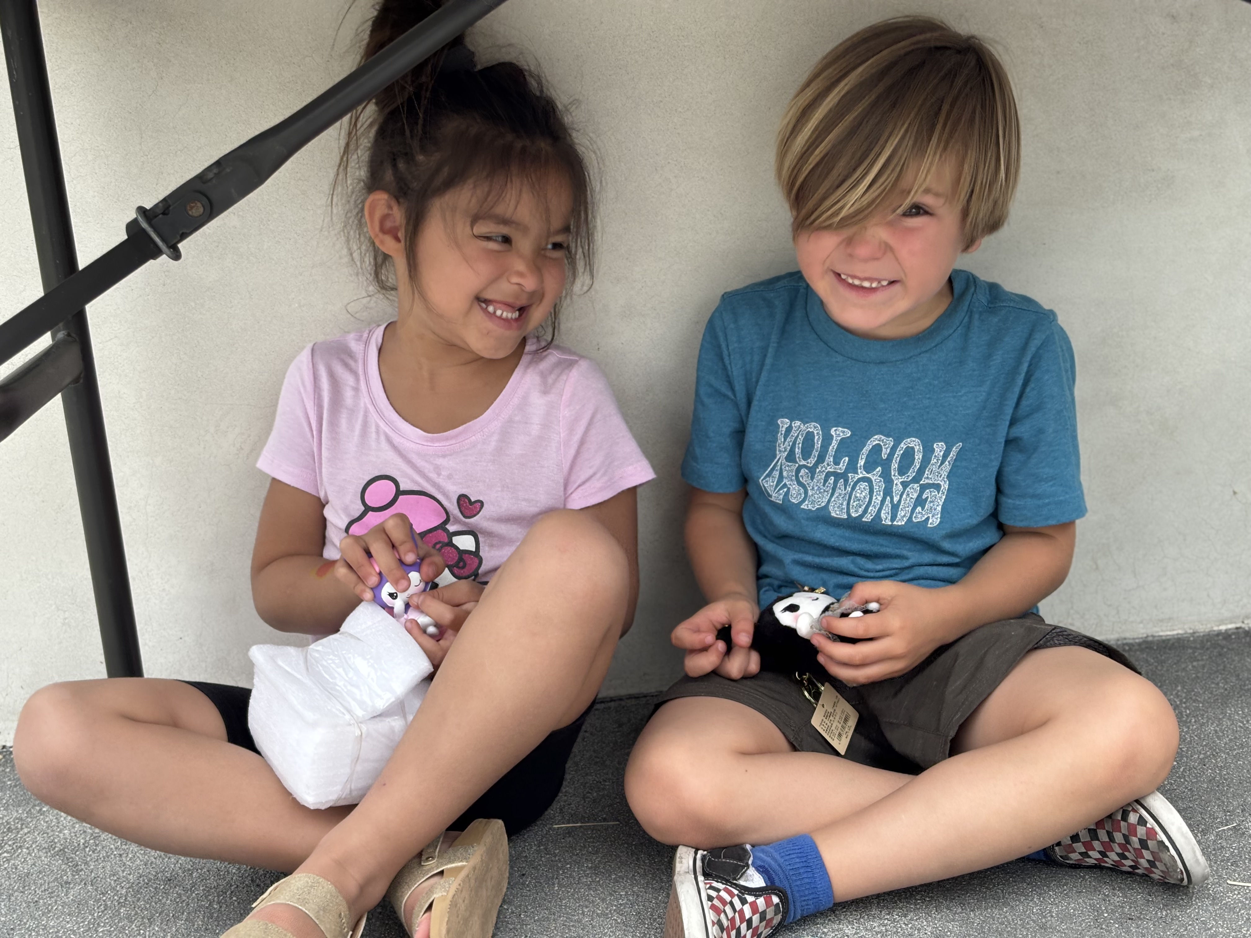 Img: t-shirt, person, photography, portrait, shorts, shoe, child, female, girl, sitting