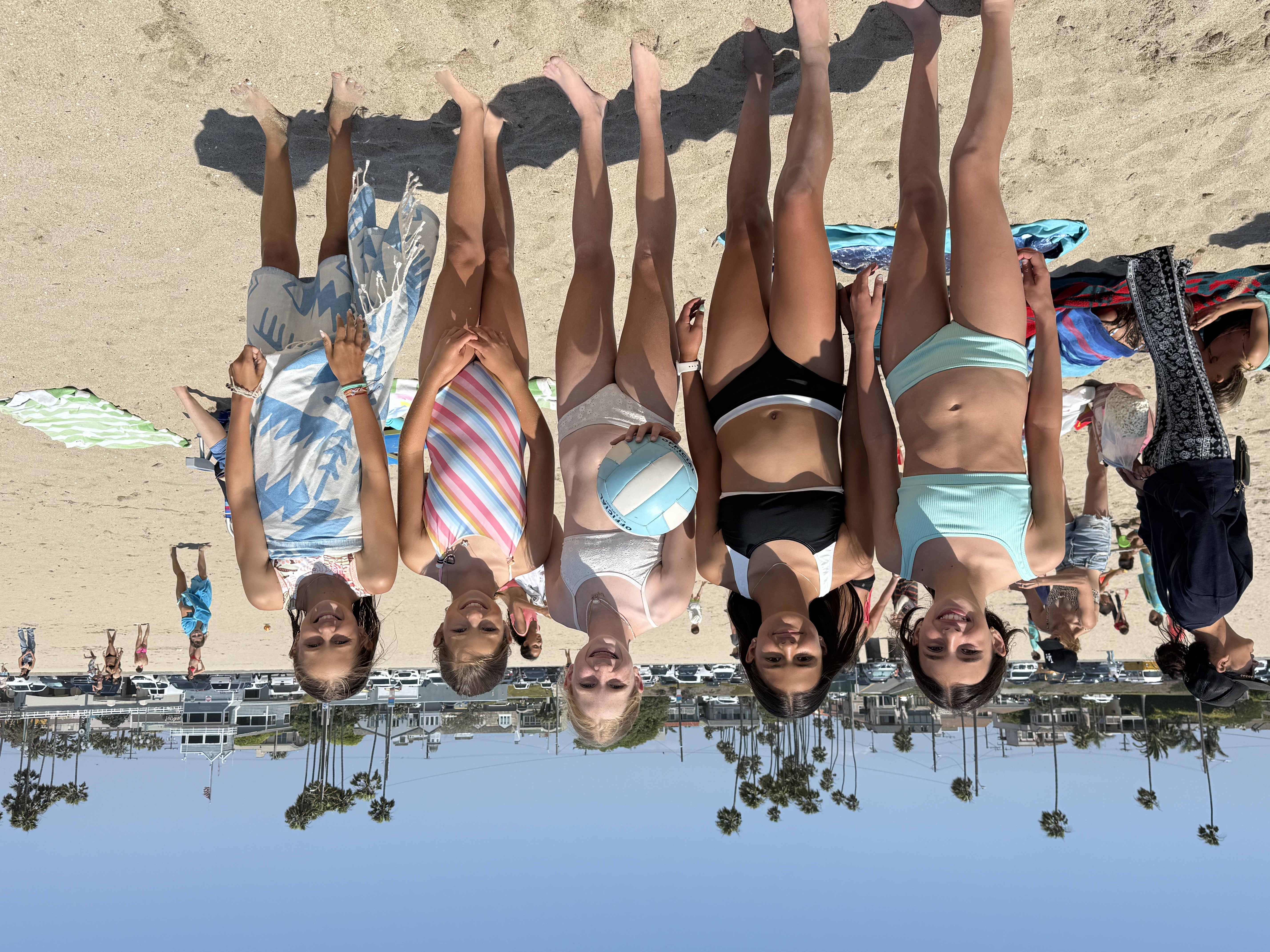 Img: people, person, swimwear, tourist, beach, summer, child, female, girl, volleyball (ball)