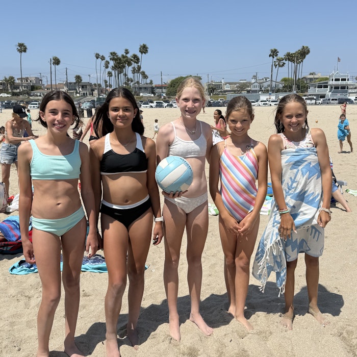 Img: people, person, swimwear, tourist, beach, summer, child, female, girl, volleyball (ball)