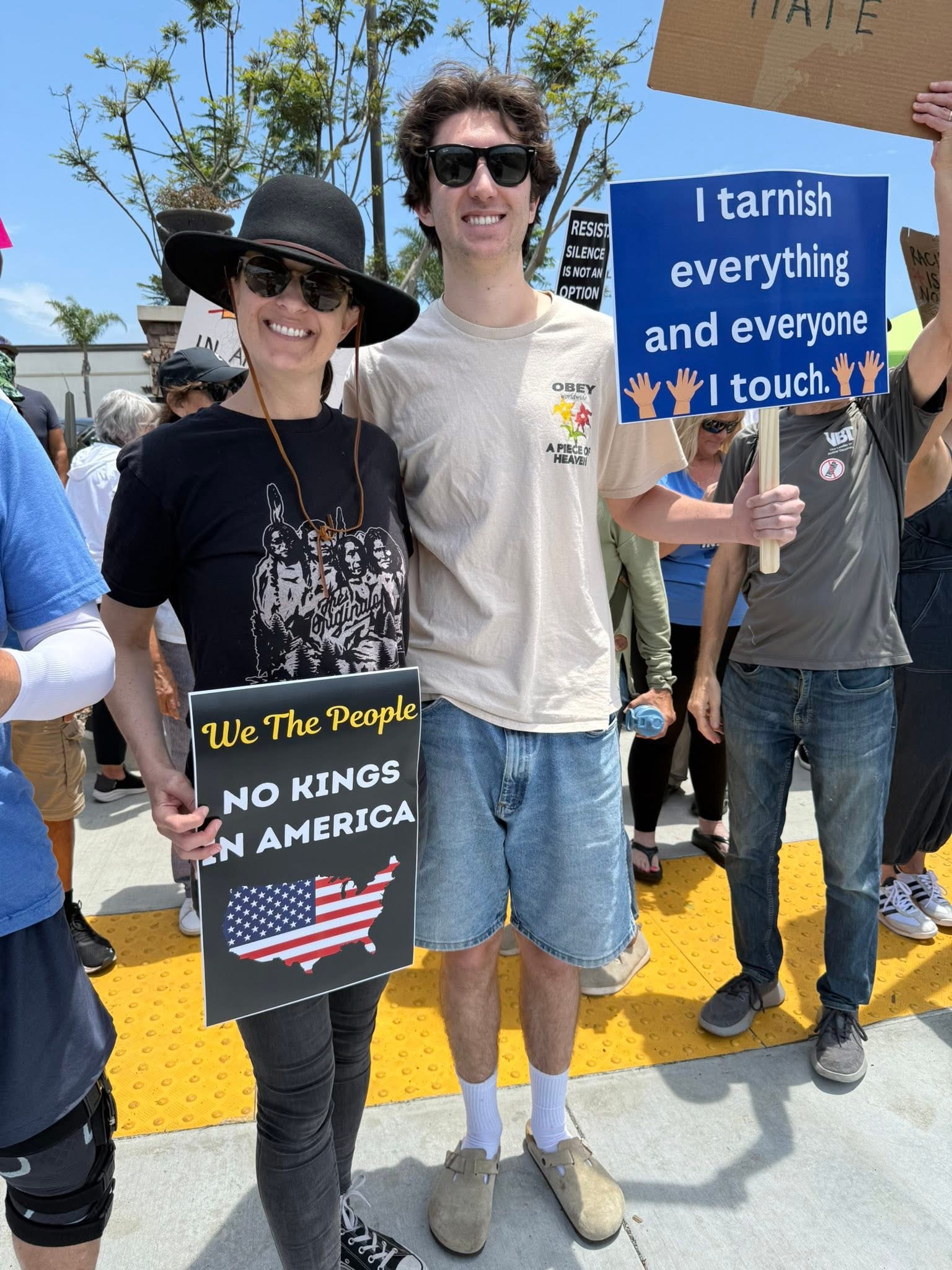 Img: pants, shoe, hat, t-shirt, glasses, sunglasses, shorts, person, boy, teen