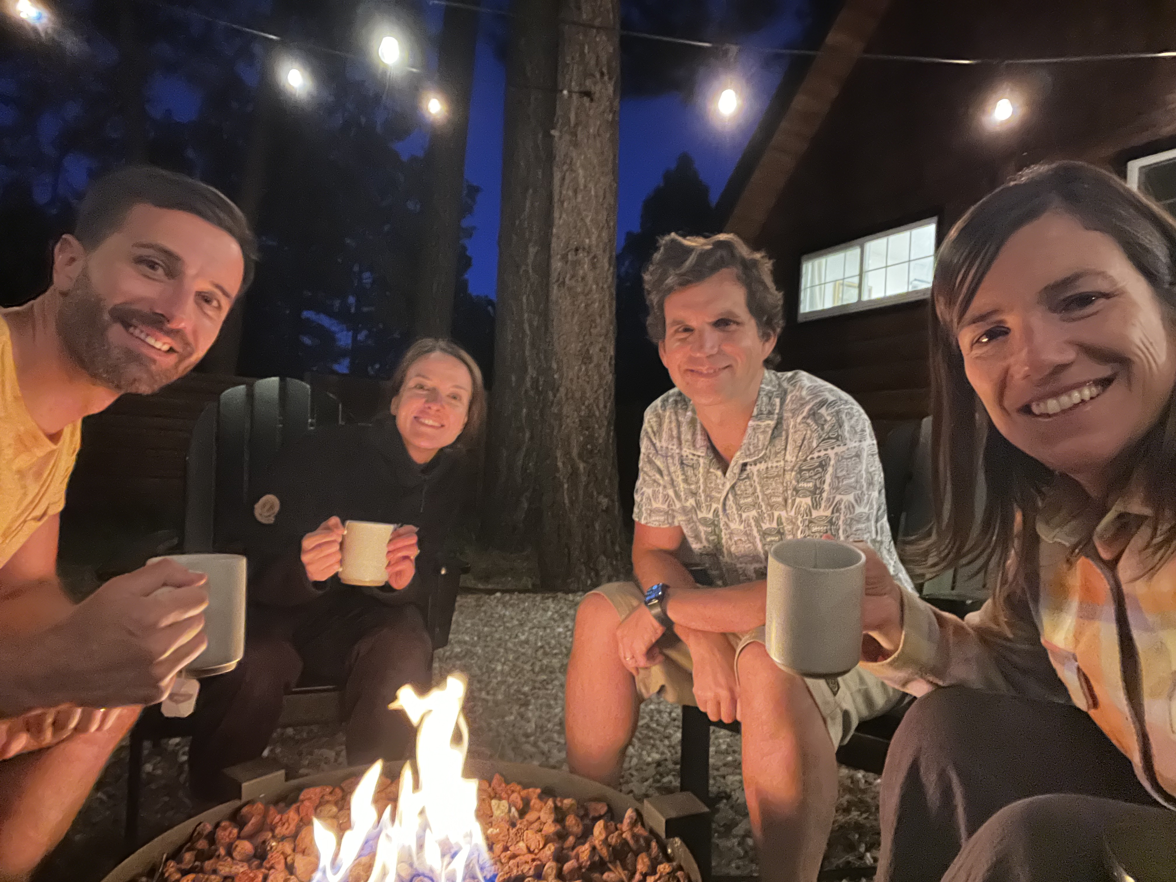 Img: people, person, cup, adult, female, woman, male, man, wristwatch, face