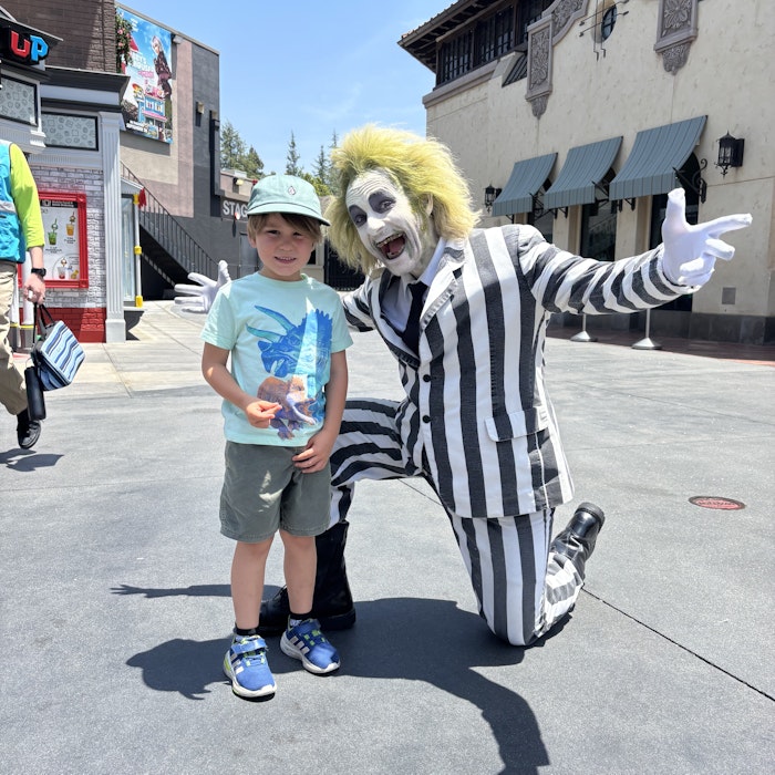 Img: city, street, costume, person, shoe, glove, hat, boy, child, male