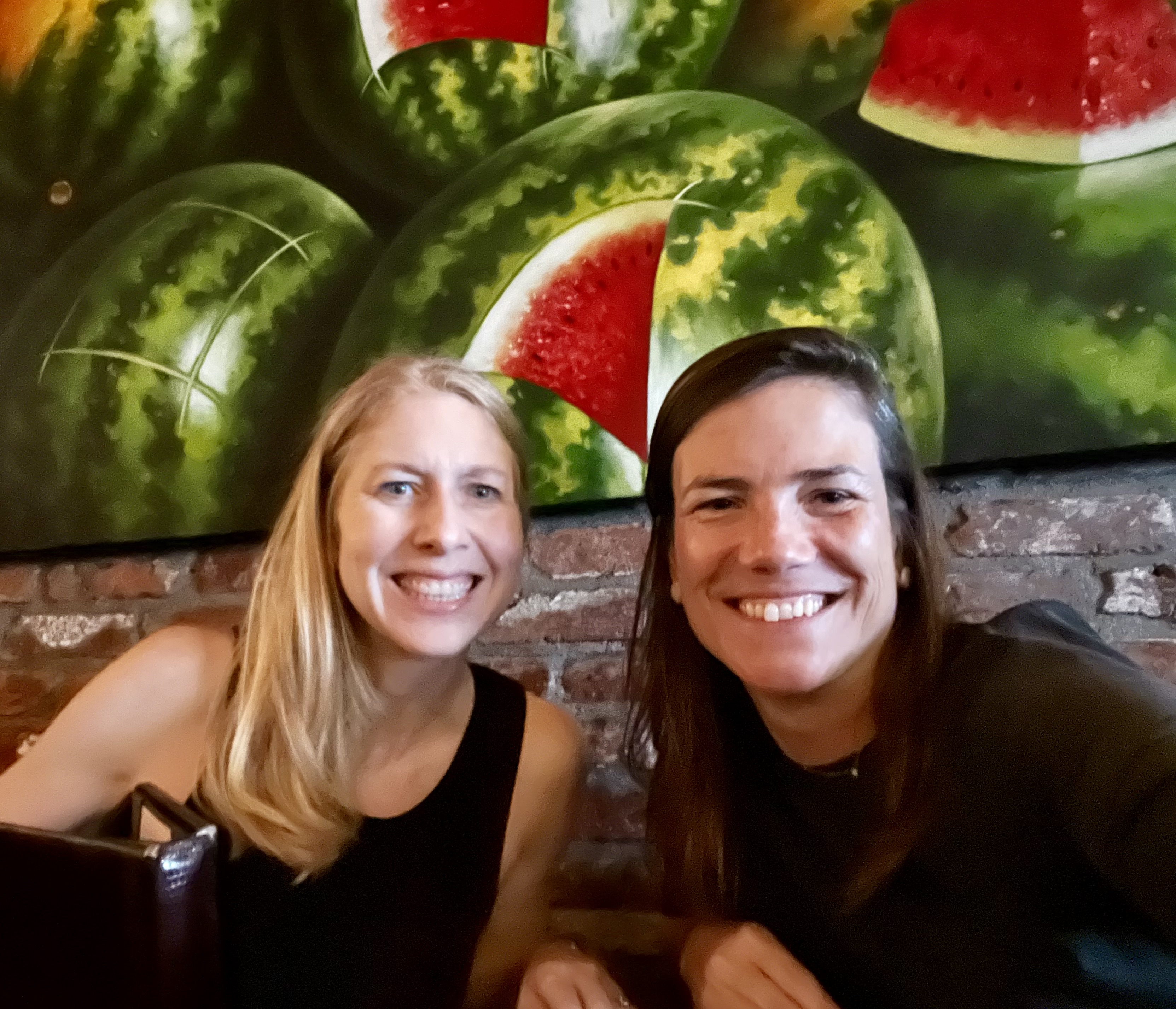 Img: food, fruit, plant, produce, head, person, photography, portrait, melon, watermelon