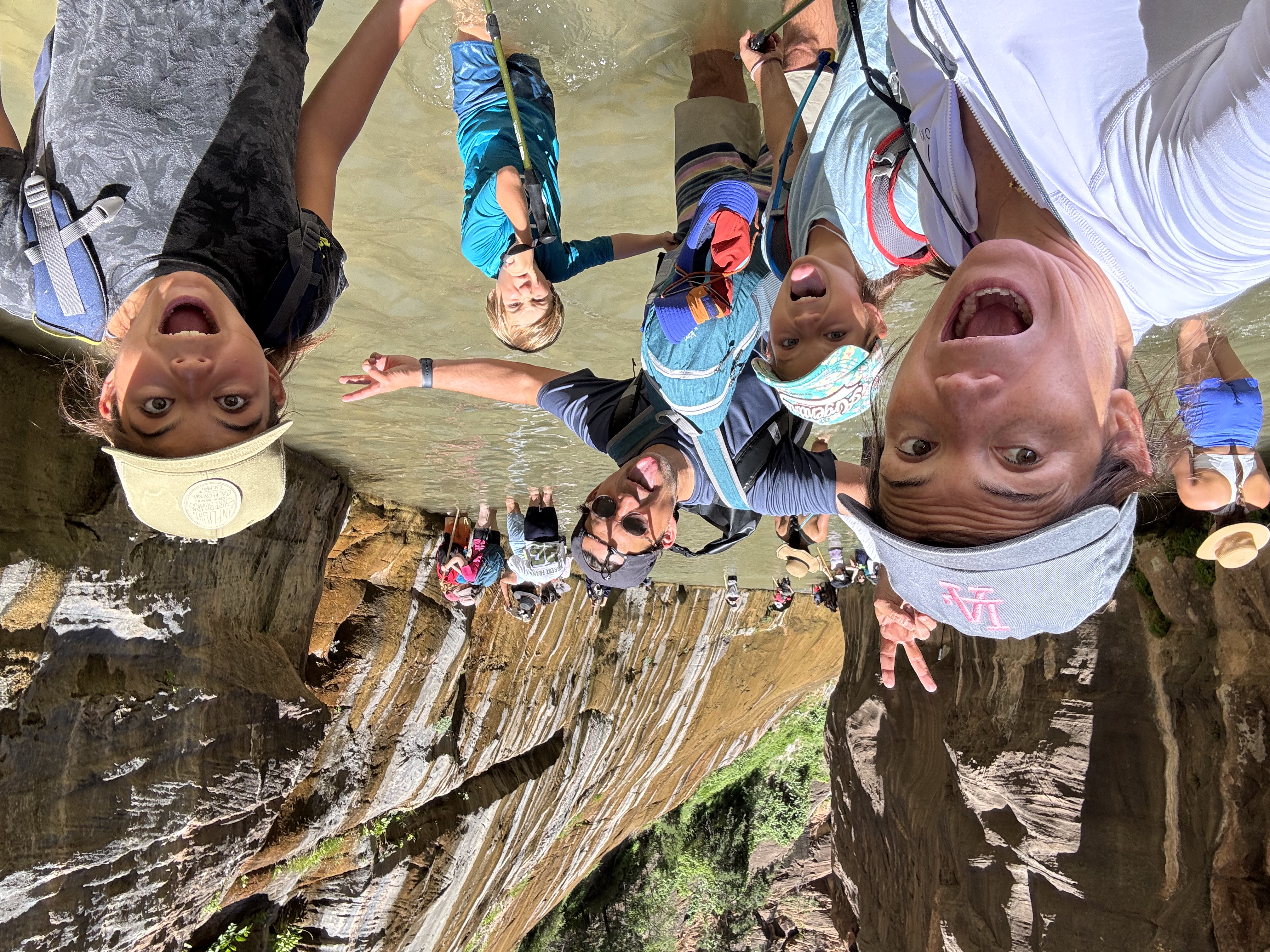 Img: rock, hiking, person, hat, child, female, girl, boy, male, people