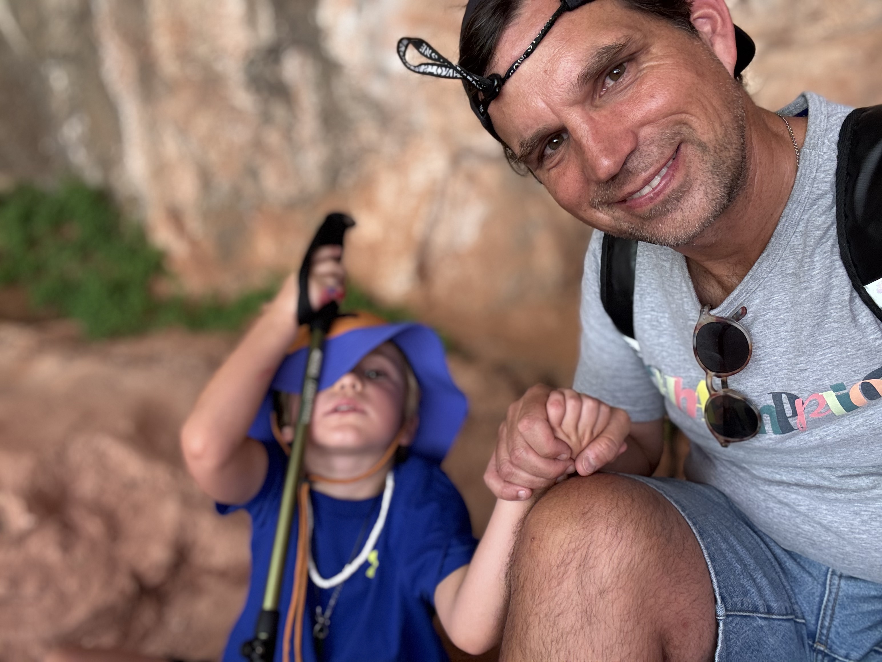 Img: photography, finger, person, rock, portrait, hiking, glasses, adult, male, man