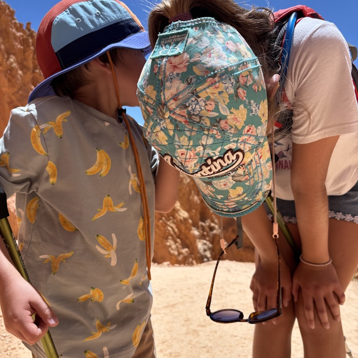 Img: bag, baseball cap, cap, hat, shorts, boy, child, male, person, backpack