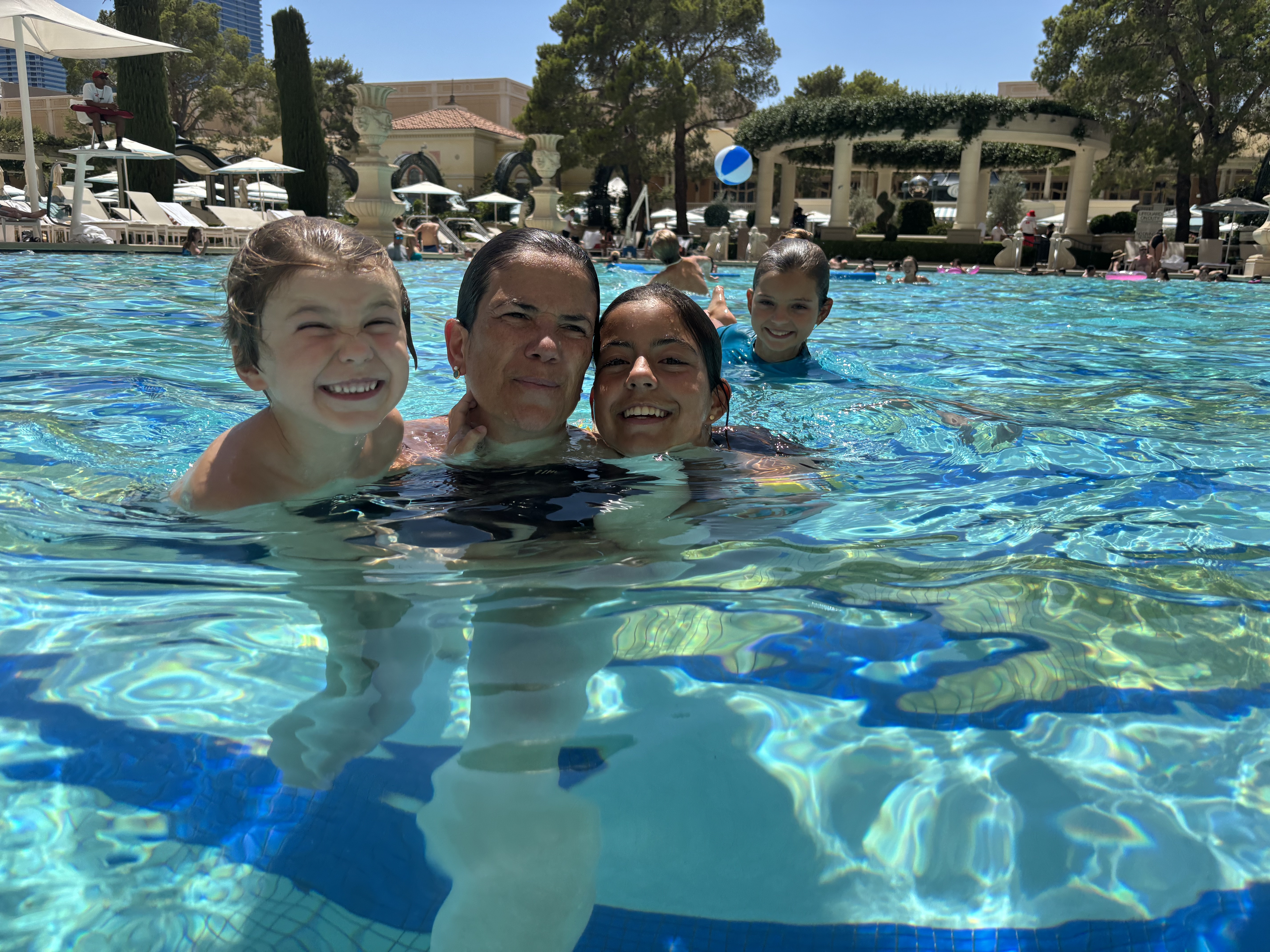 Img: person, swimming, water, pool, swimming pool, summer, portrait, baby, people, outdoors