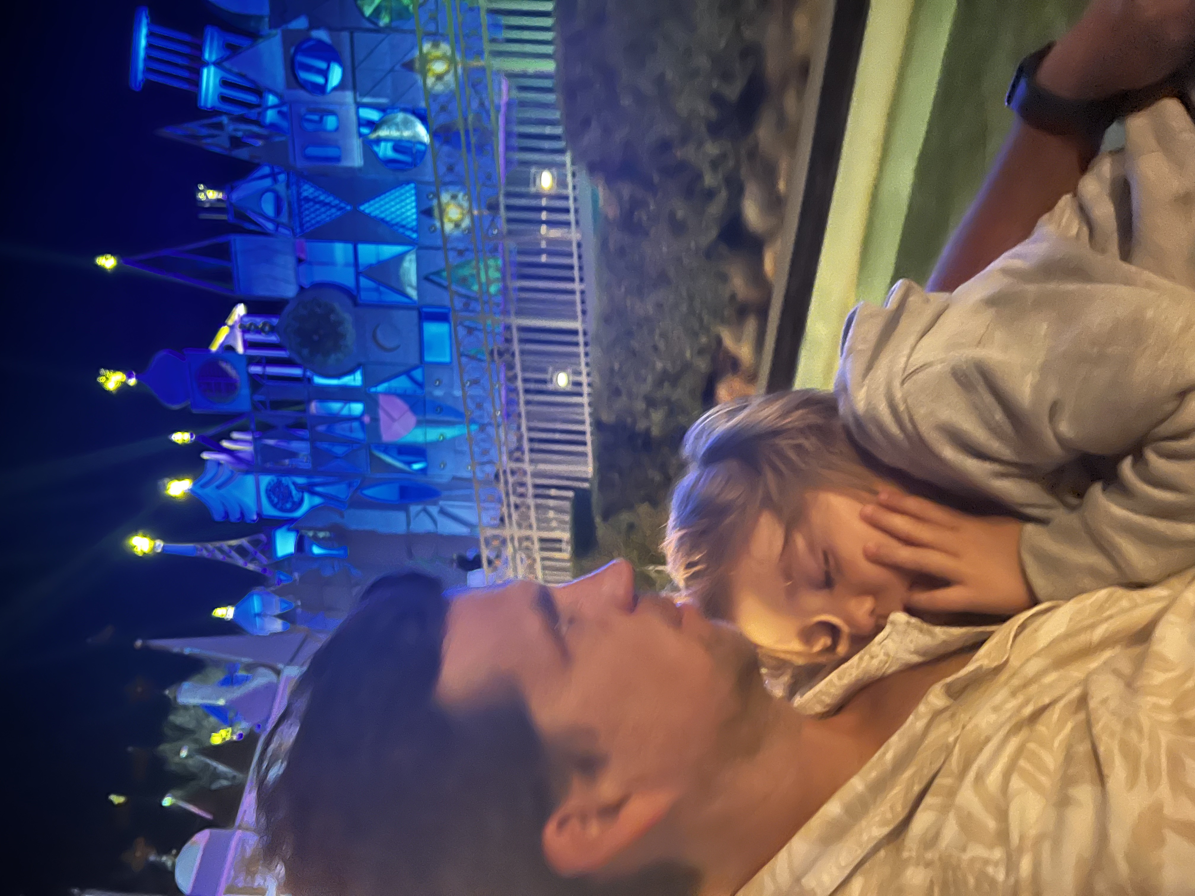 Img: lighting, head, person, photography, portrait, building, castle, fortress, purple, city