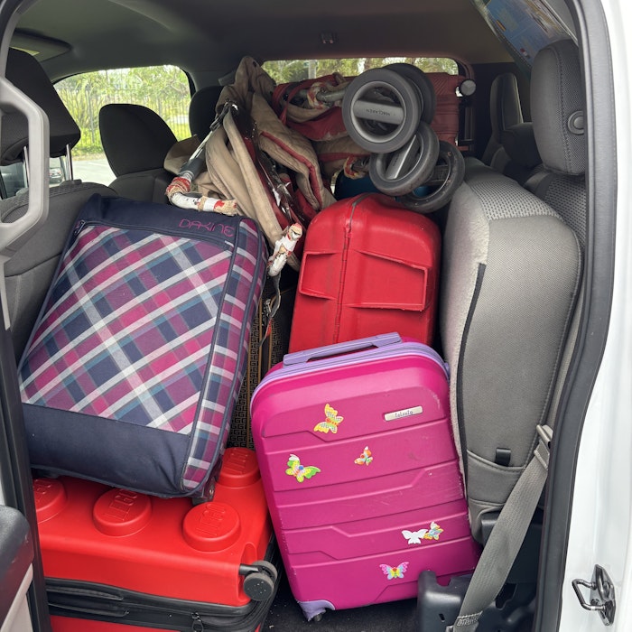 Img: baggage, chair, furniture, car, transportation, vehicle