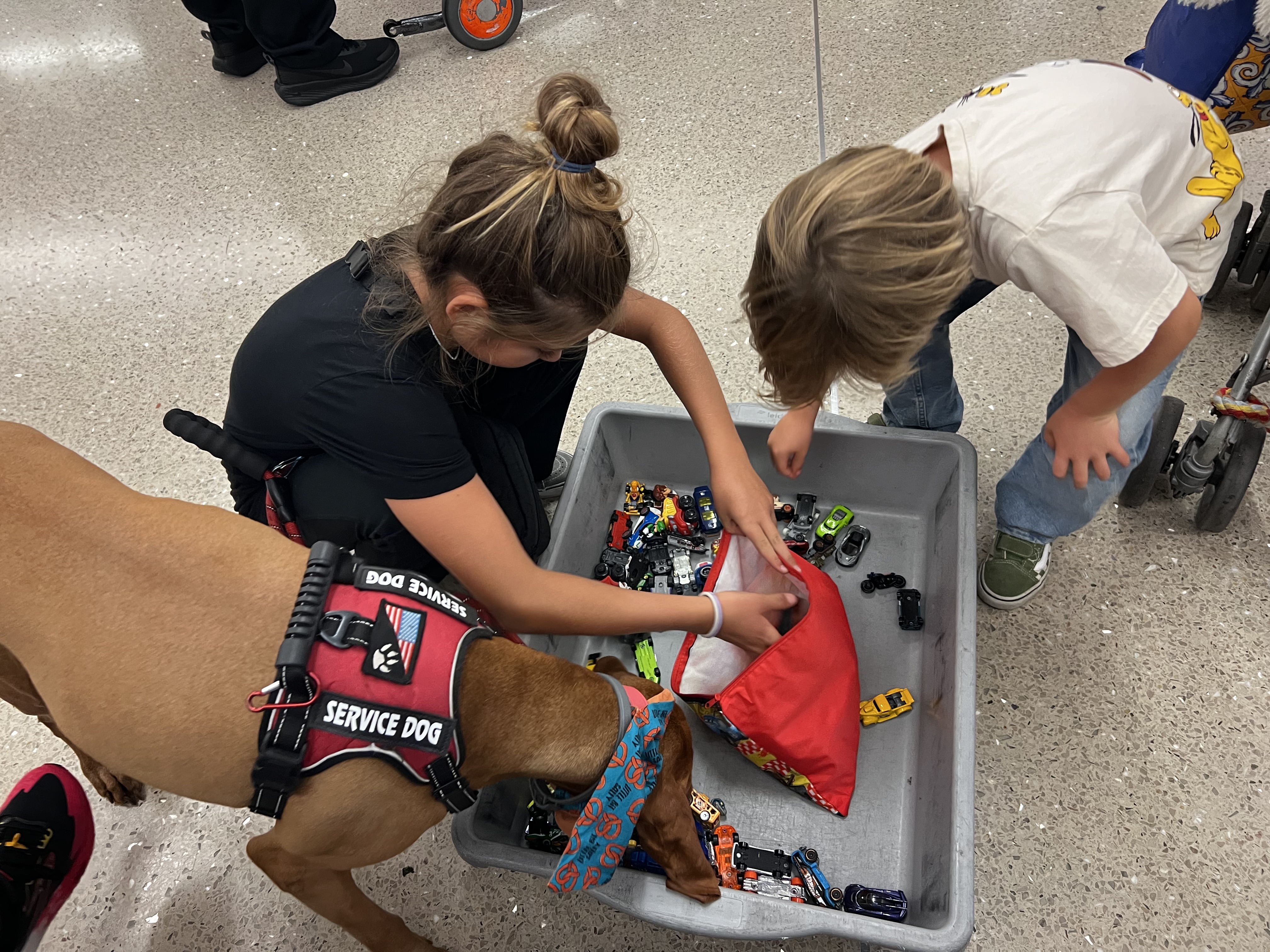 Img: footwear, shoe, person, bracelet, handbag, adult, female, woman, box, baby