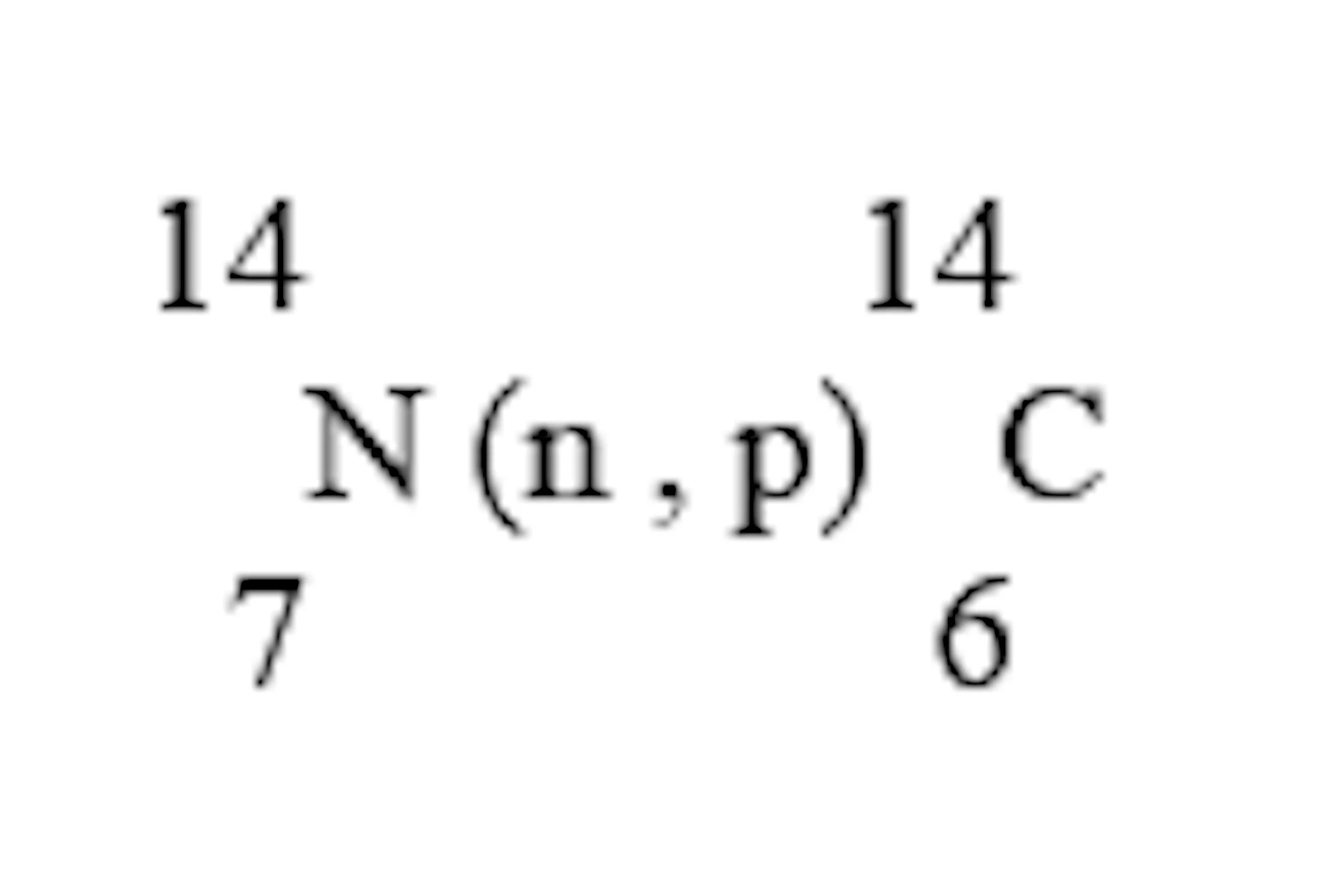 Radioactive 14C