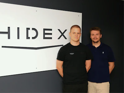 Hidex's summer employees Jussi Tirkkonen and Kristian Robertsson