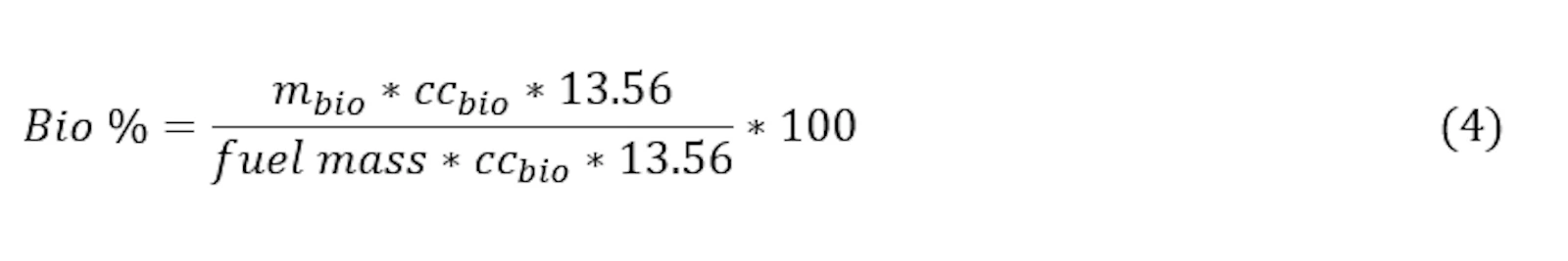 Hidex biofuel method formula