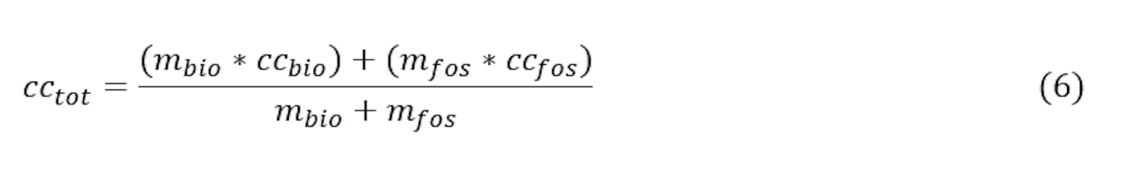 Hidex biofuel method formula