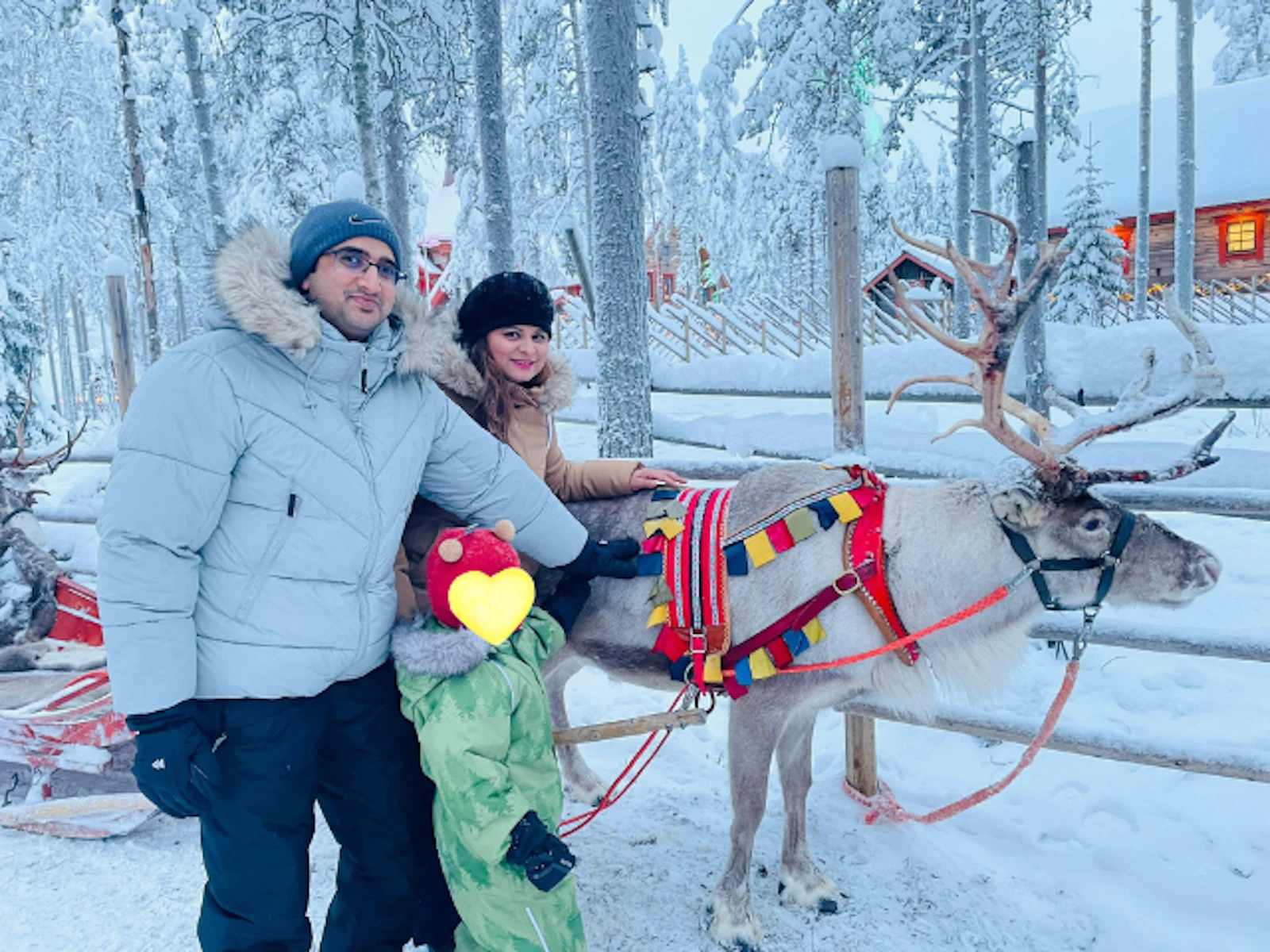 Hidex software developer Subhash Luitel enjoys free time with his family travelling and are seen visiting Lapland, Finland.