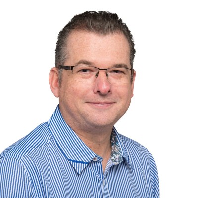 Man smiling at camera