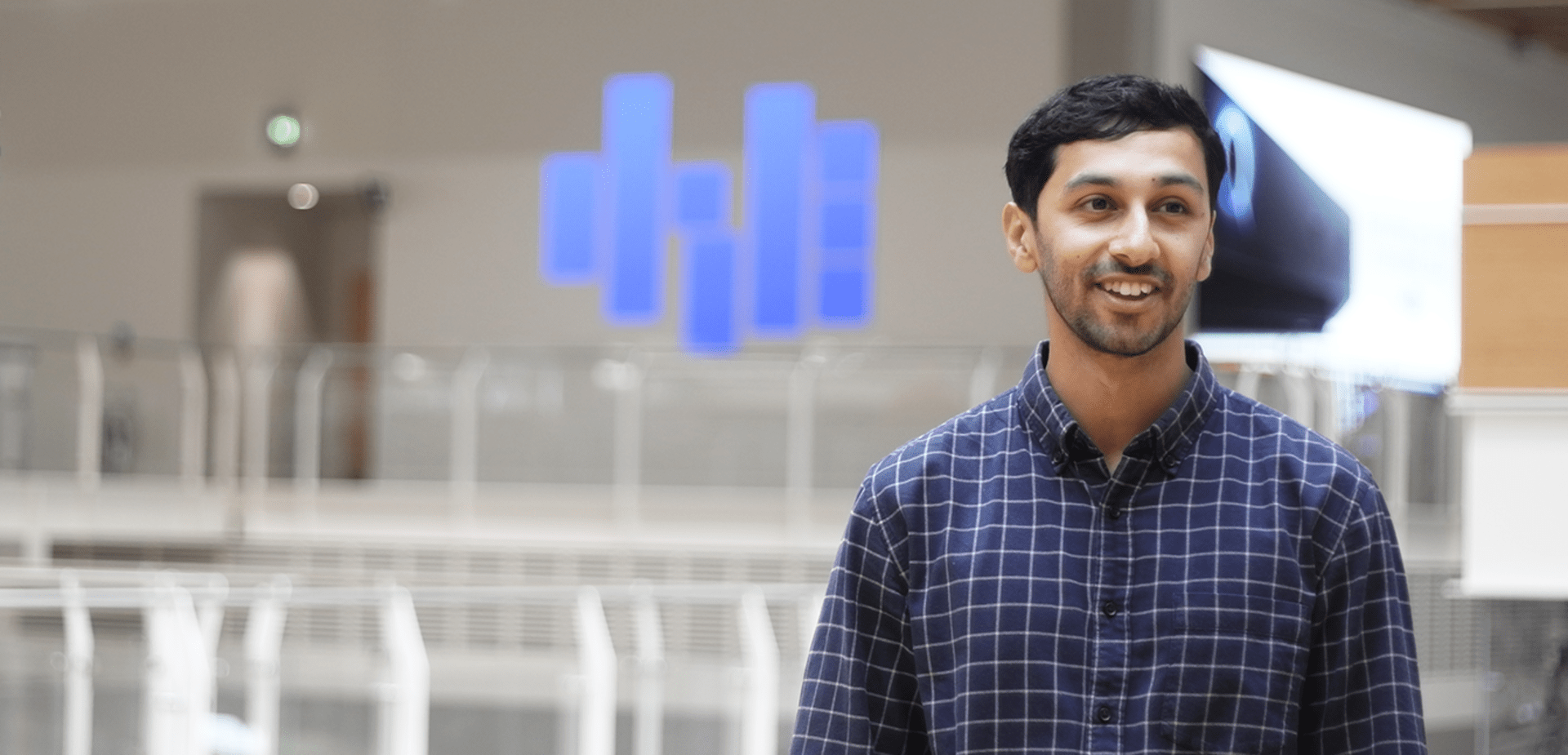 Man smiling at camera