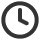 Clock icon representing duration